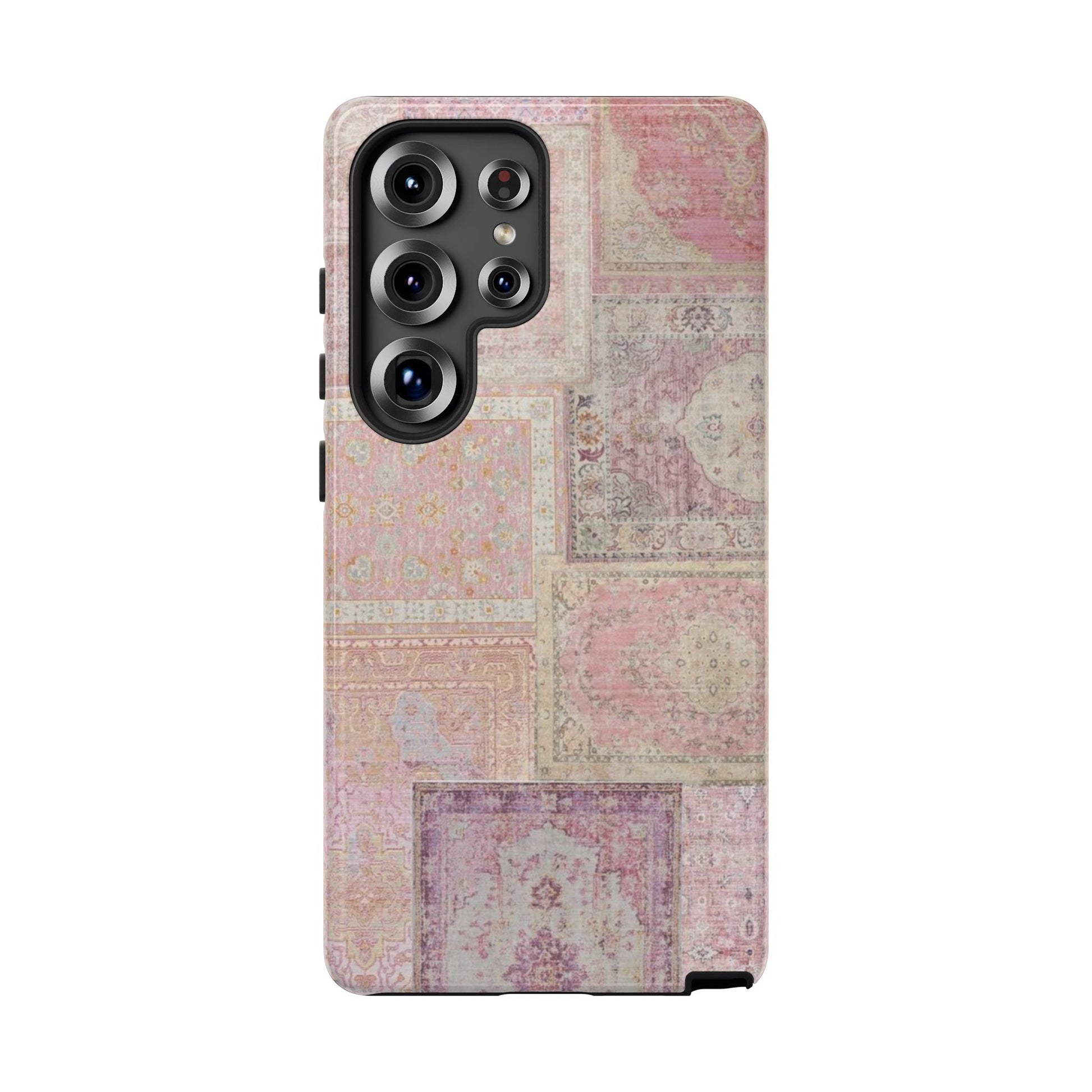 Pink Persian Rug Case (collage)