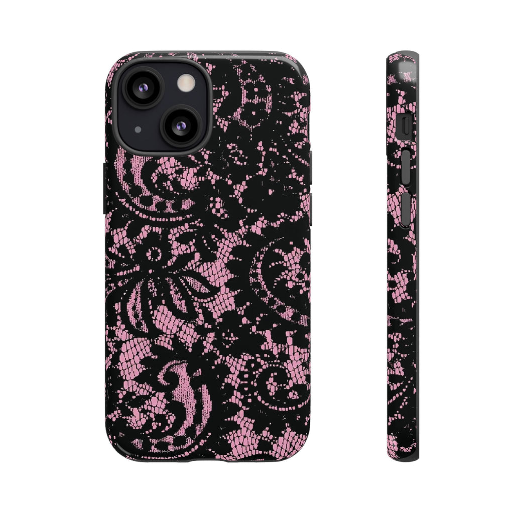 Pink lace case