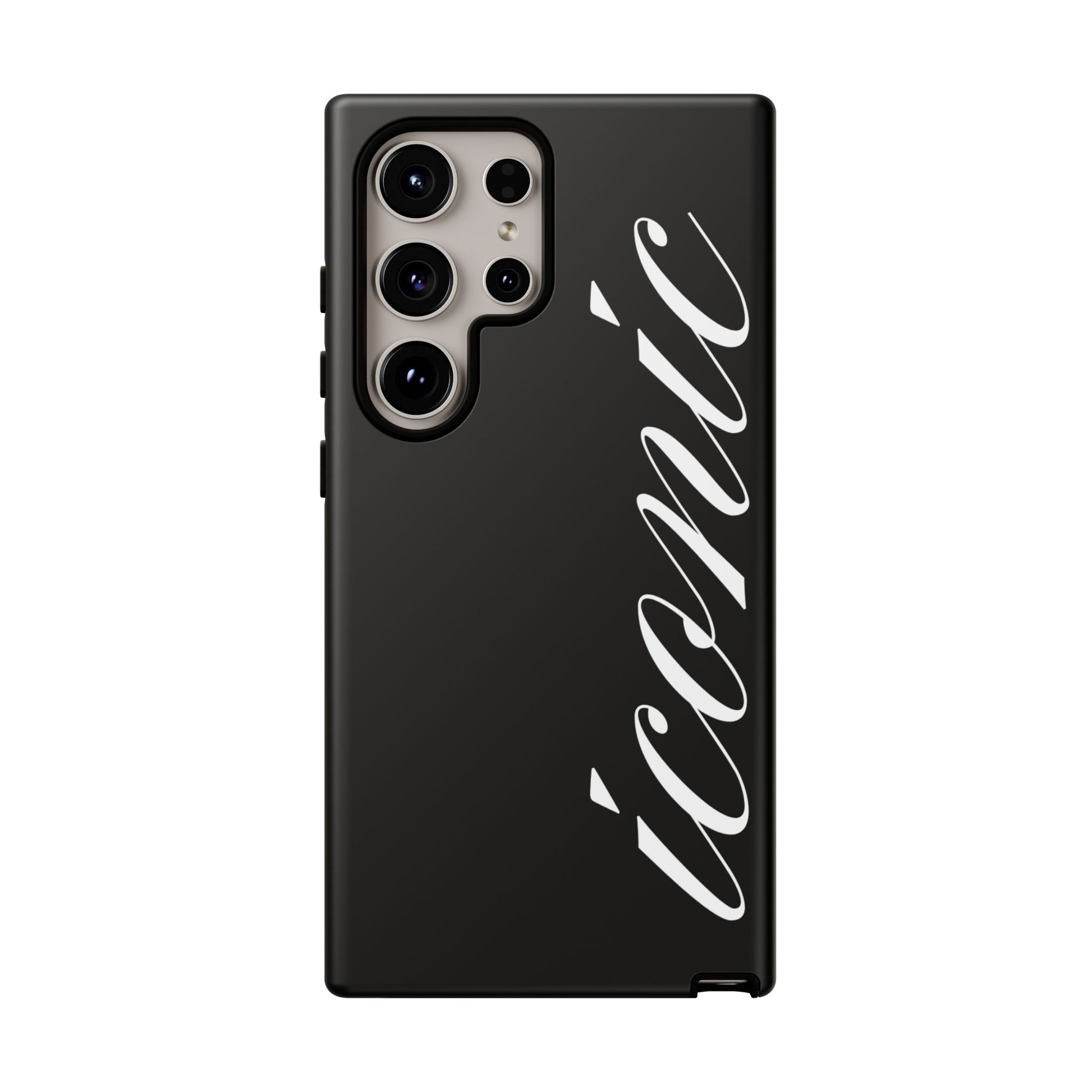 Iconic black case