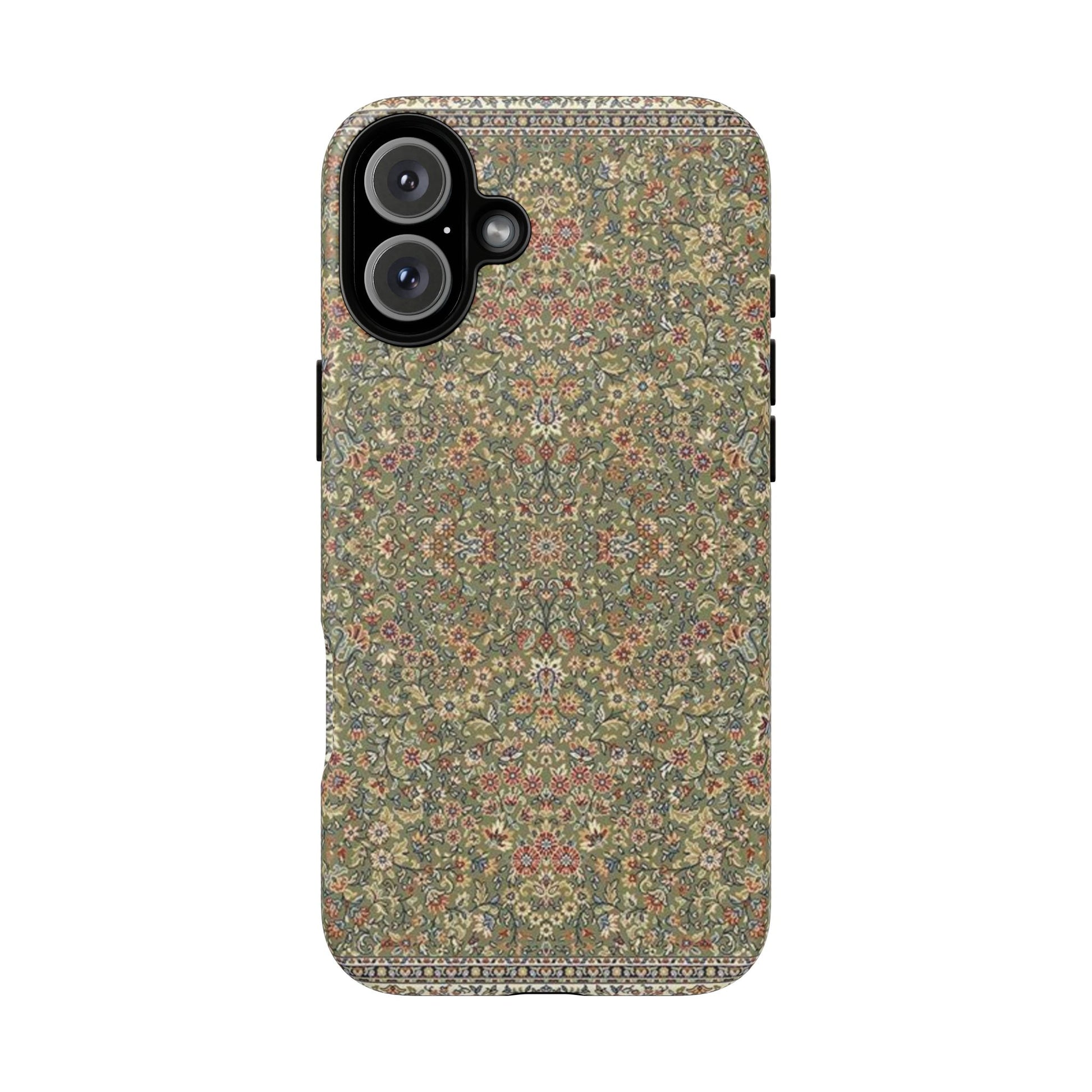 Green Persian Rug Case