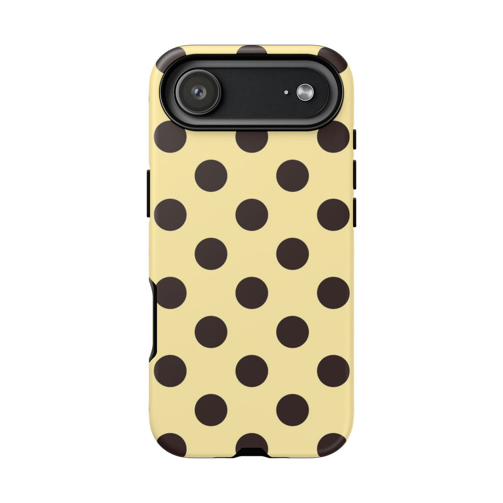 Yellow polka dot  case