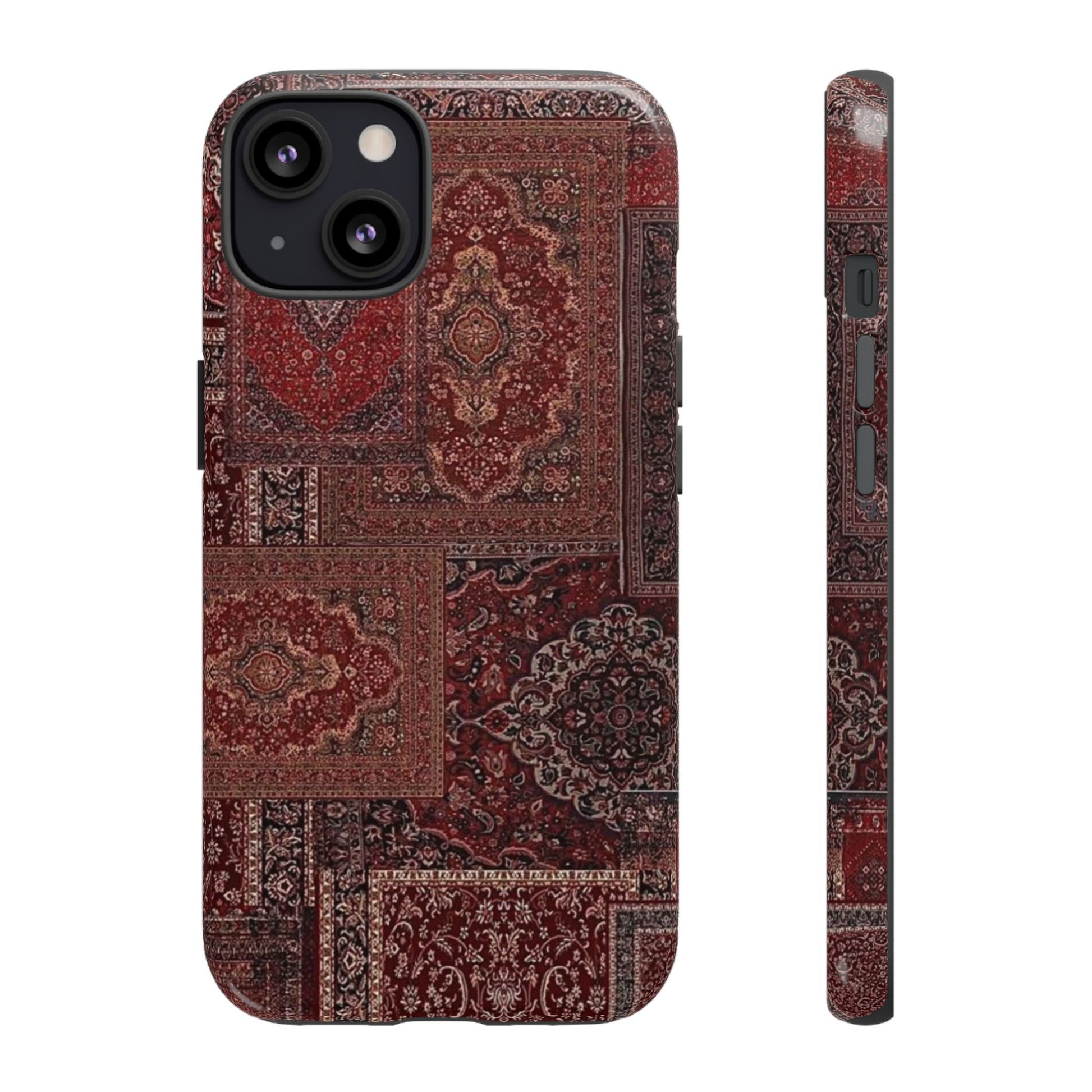 Red Persian Rug Case (collage)