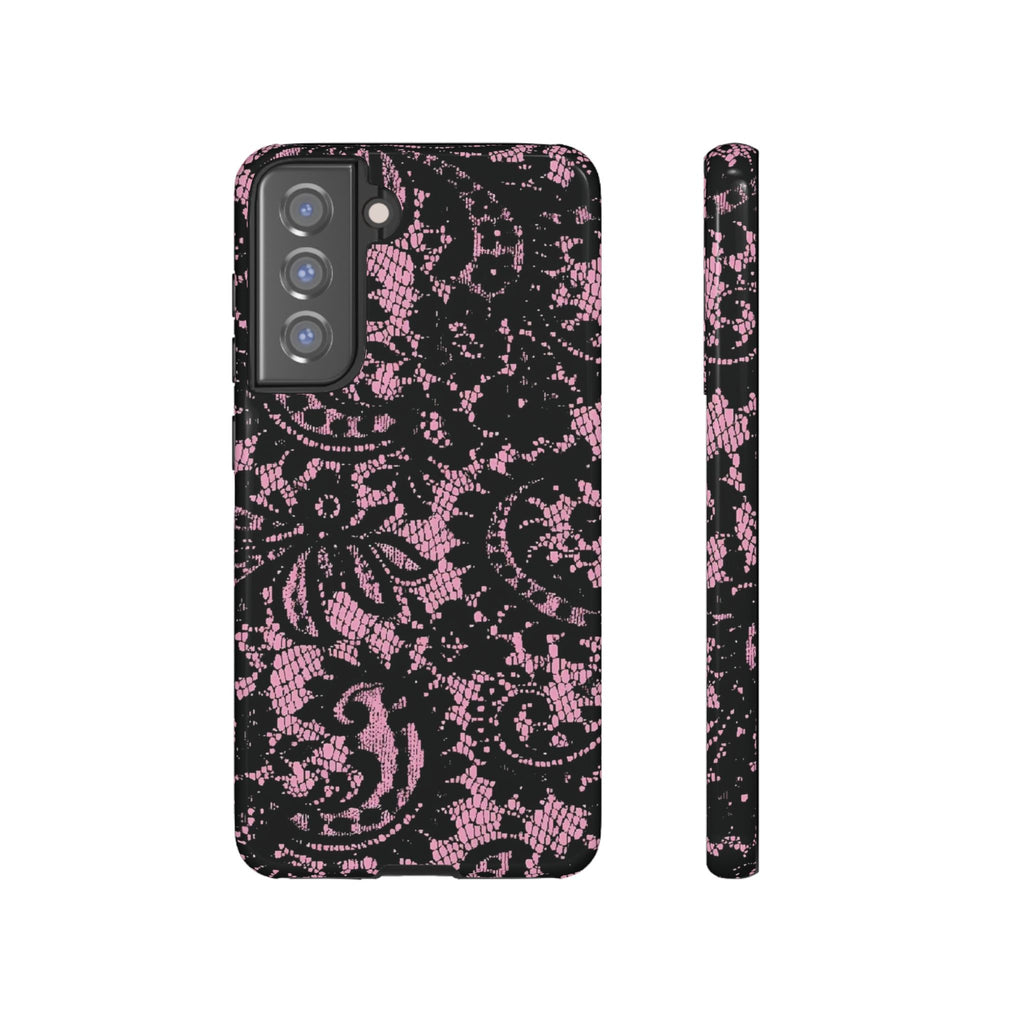Pink lace case