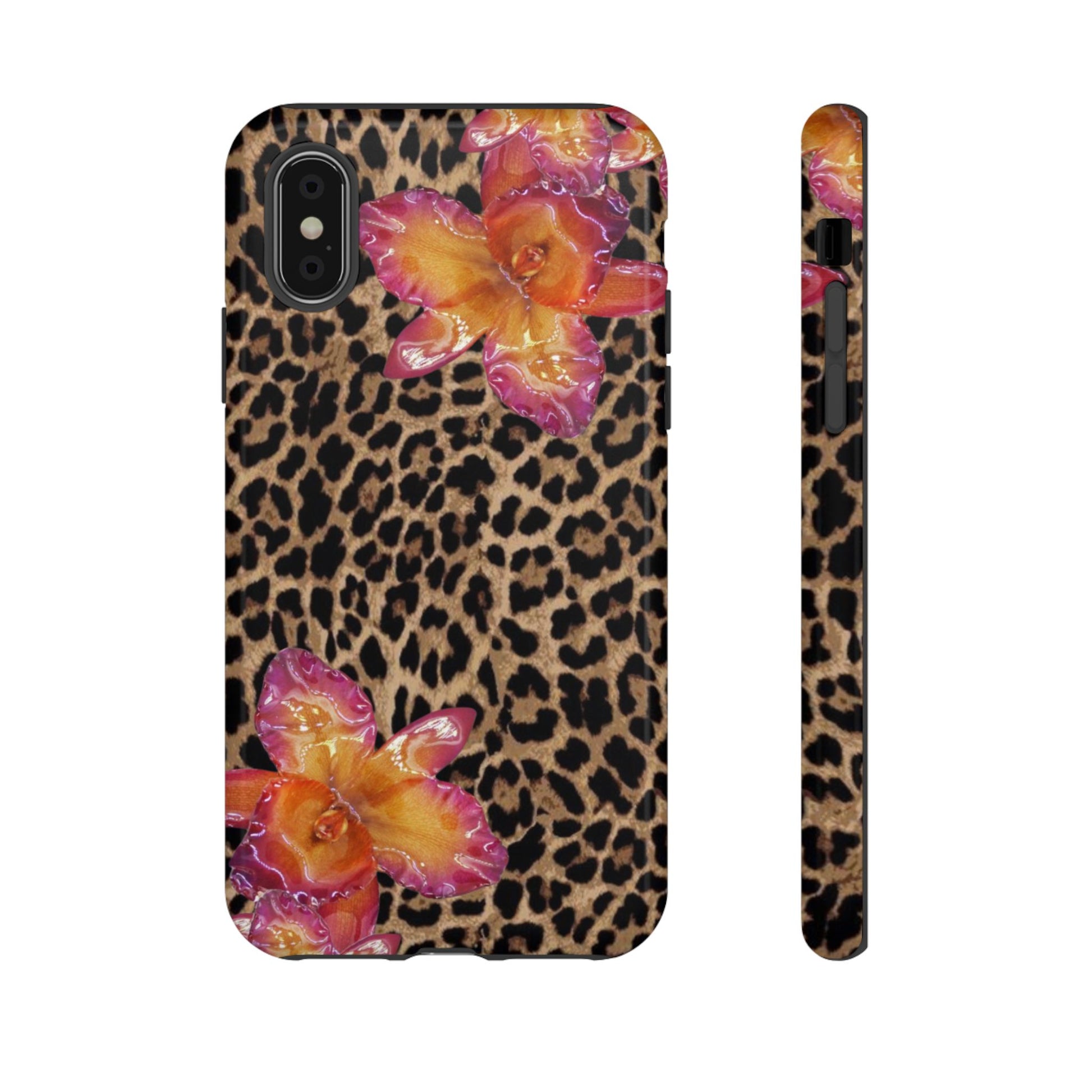 Leopard flower case