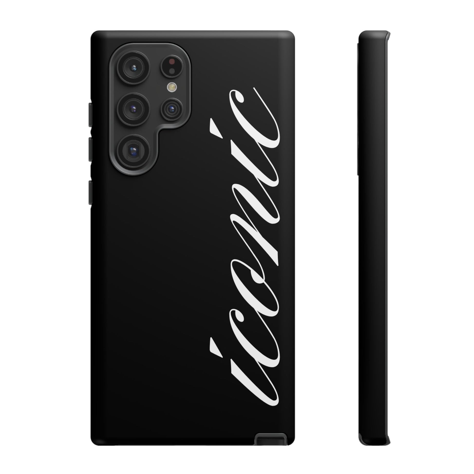 Iconic black case