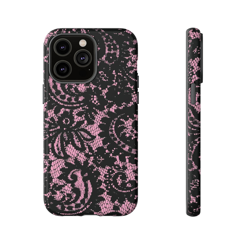 Pink lace case