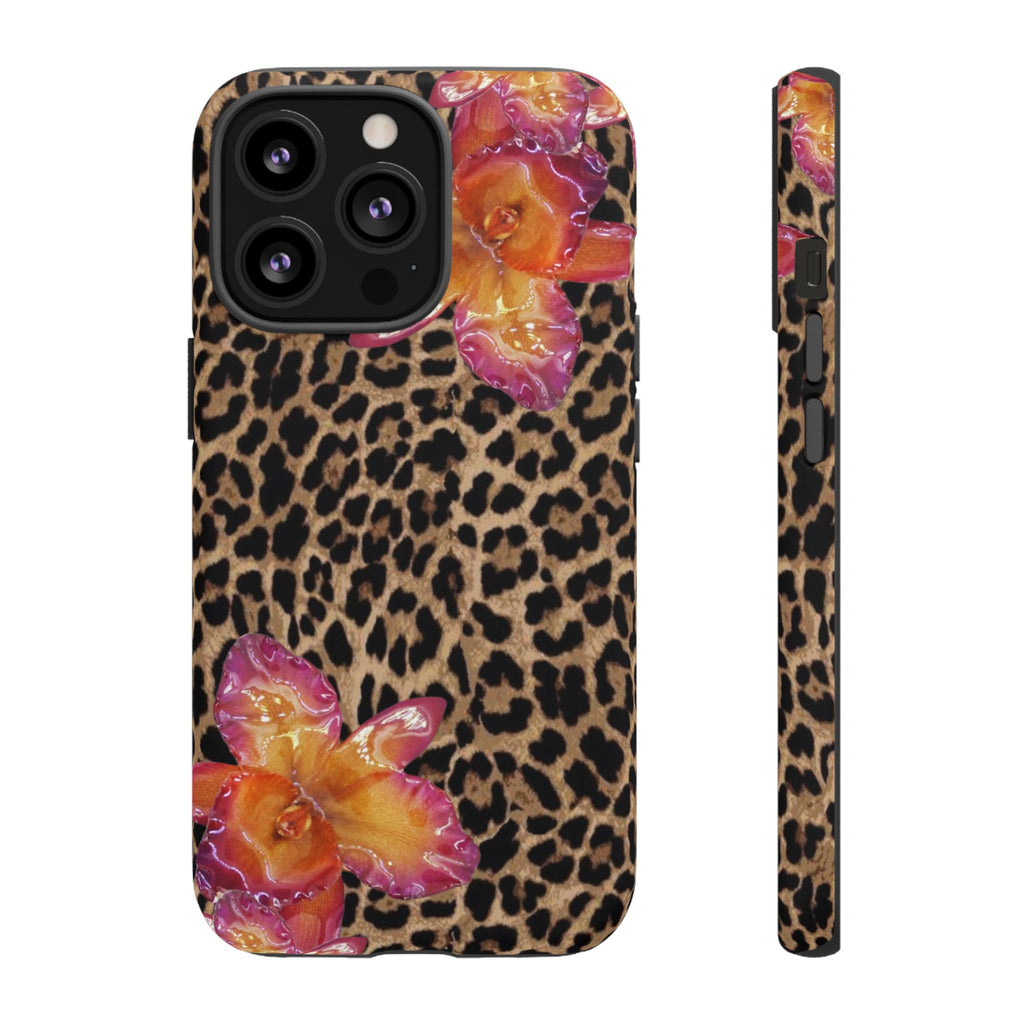 Leopard flower case
