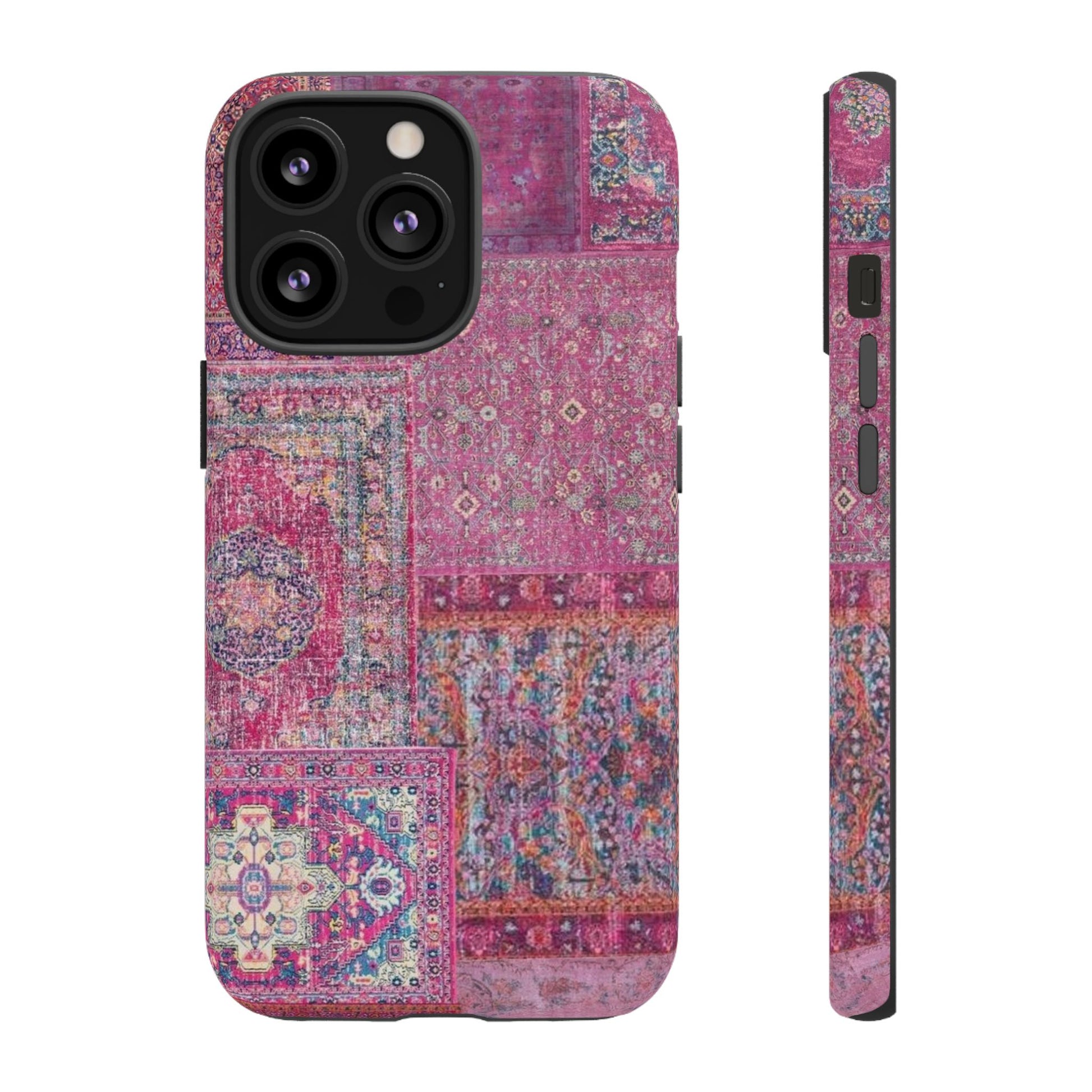 Dark Pink Persian Rug Case