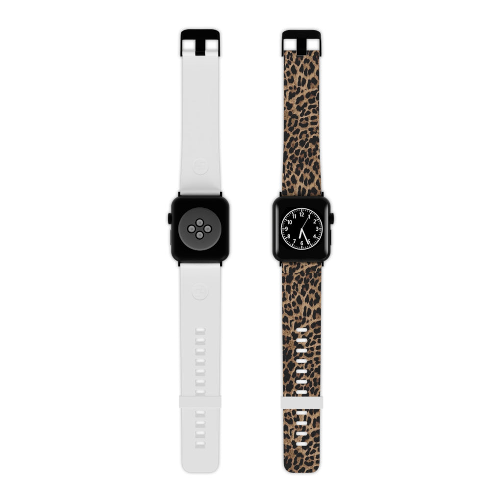 Leopard print watch band