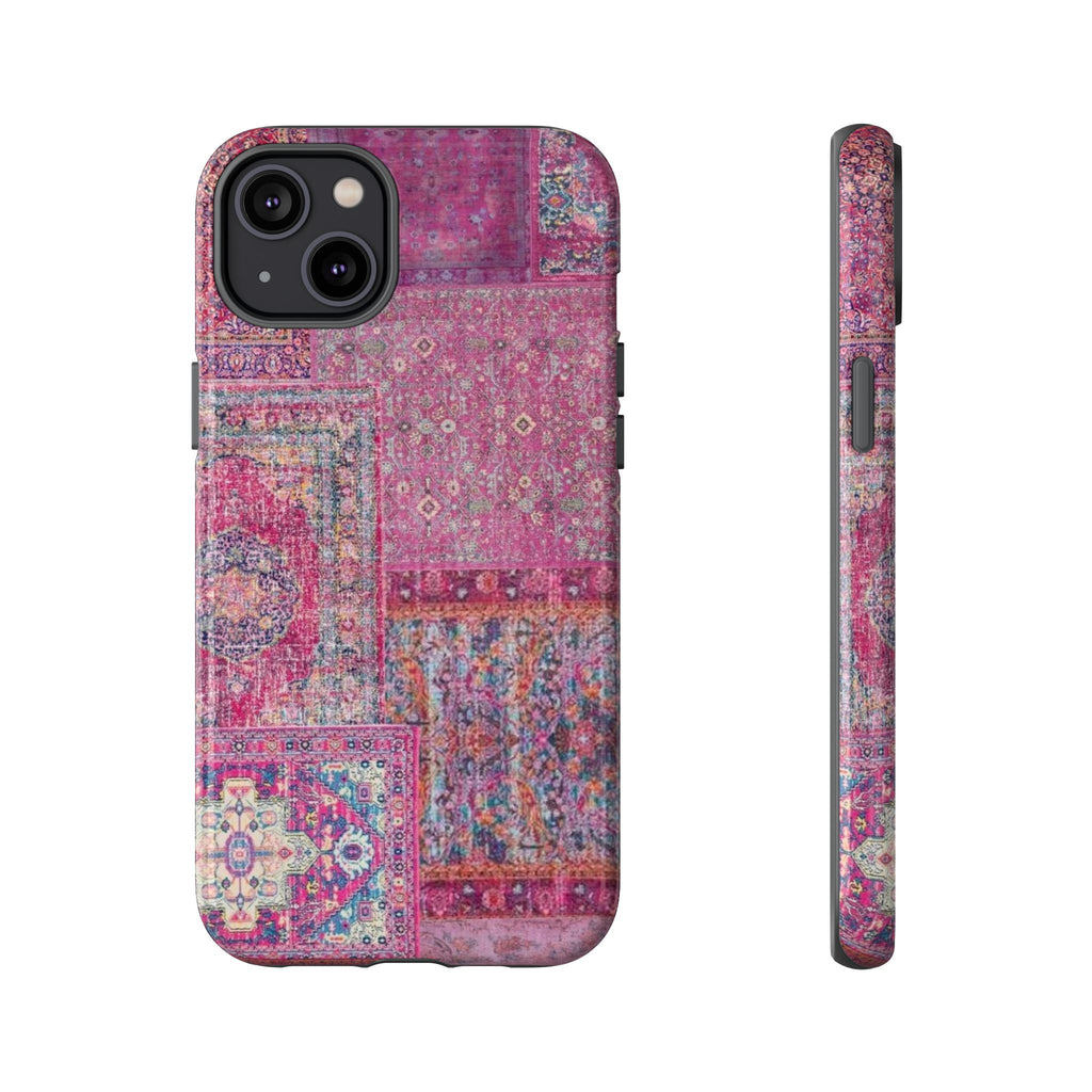 Dark Pink Persian Rug Case