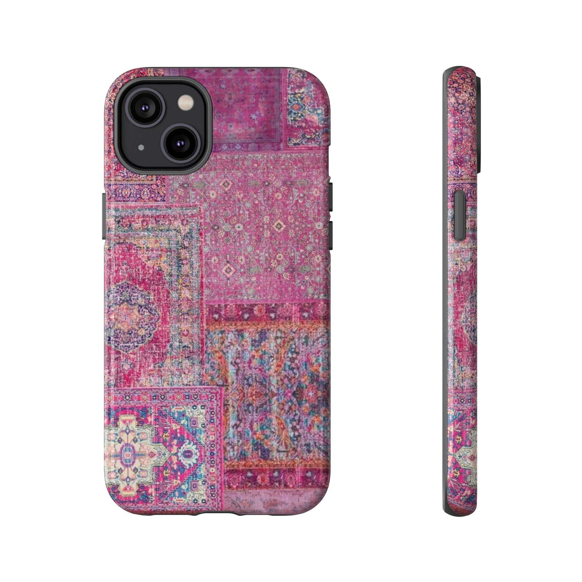 Dark Pink Persian Rug Case