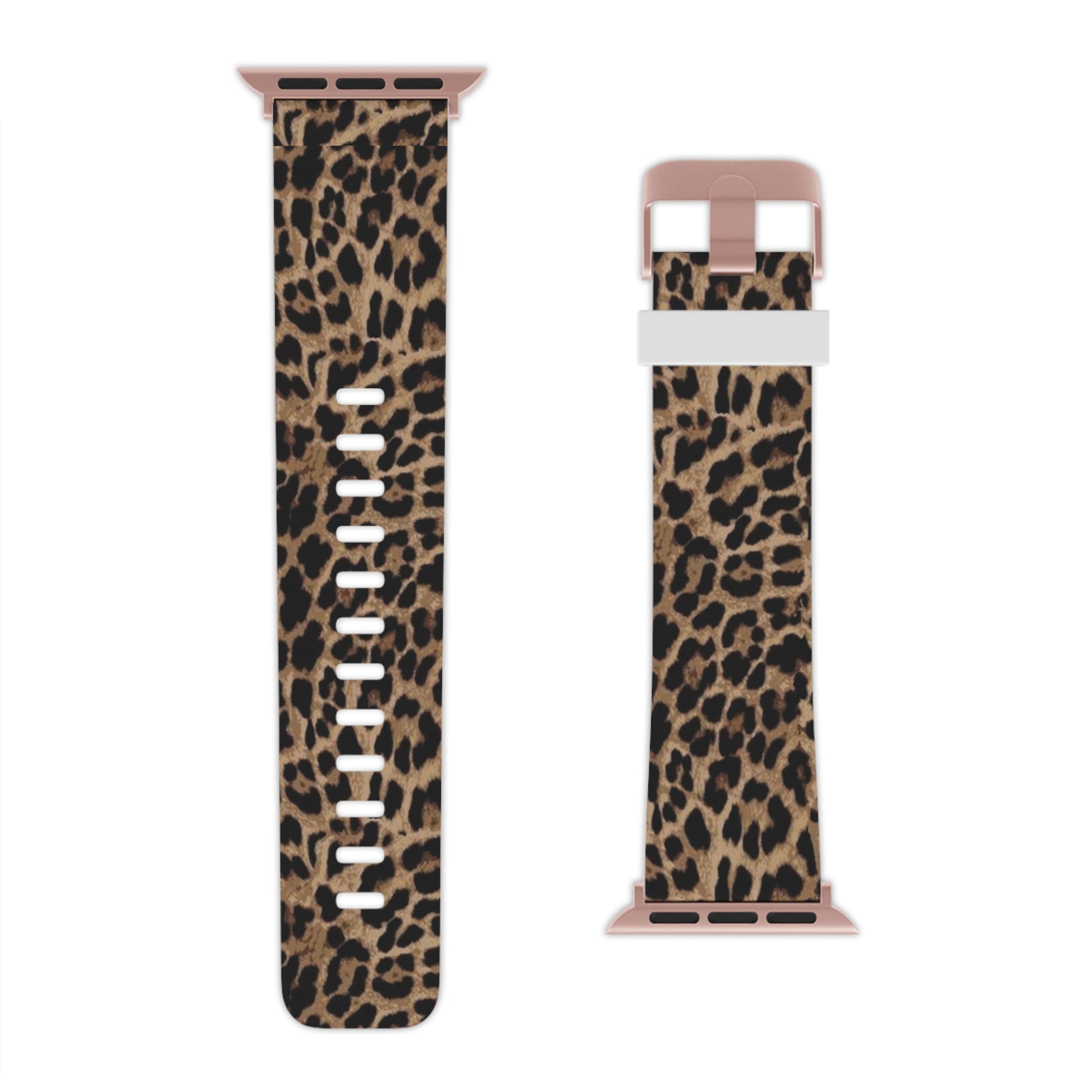 Leopard print watch band