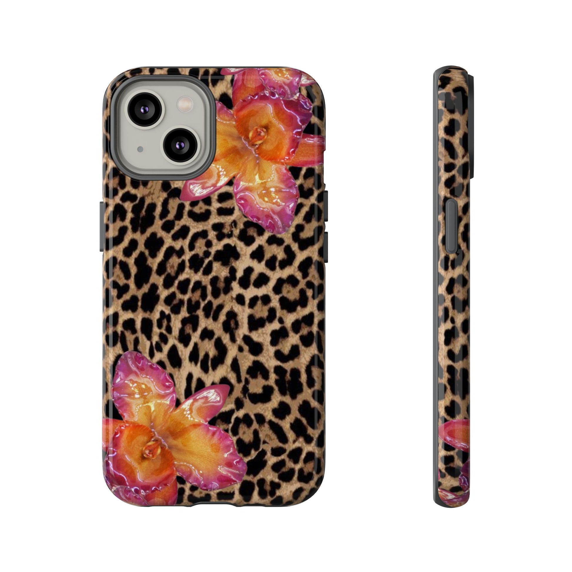 Leopard flower case