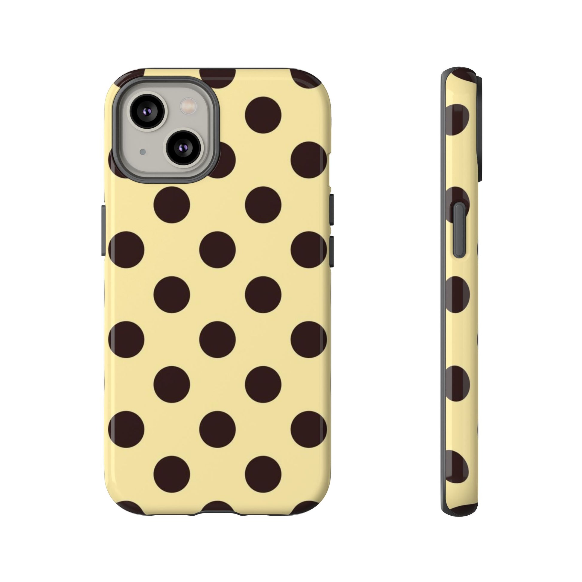 Yellow polka dot  case