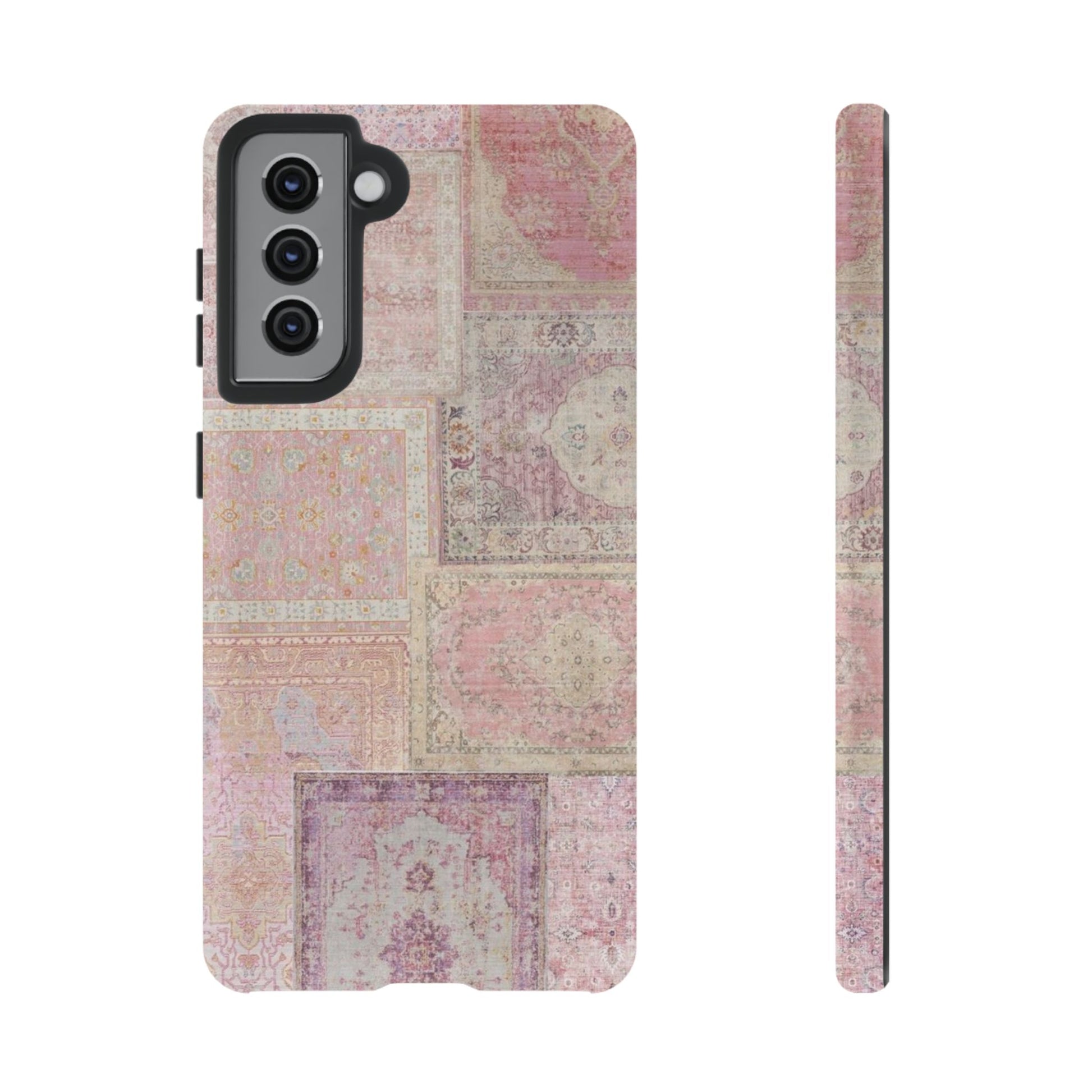 Pink Persian Rug Case (collage)