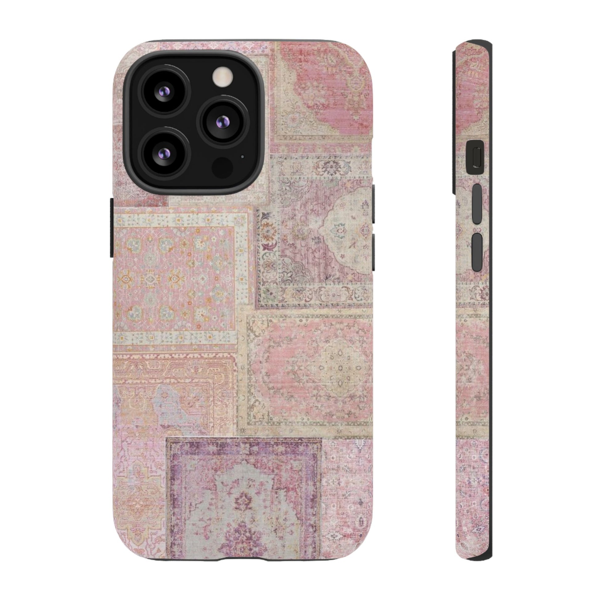 Pink Persian Rug Case (collage)