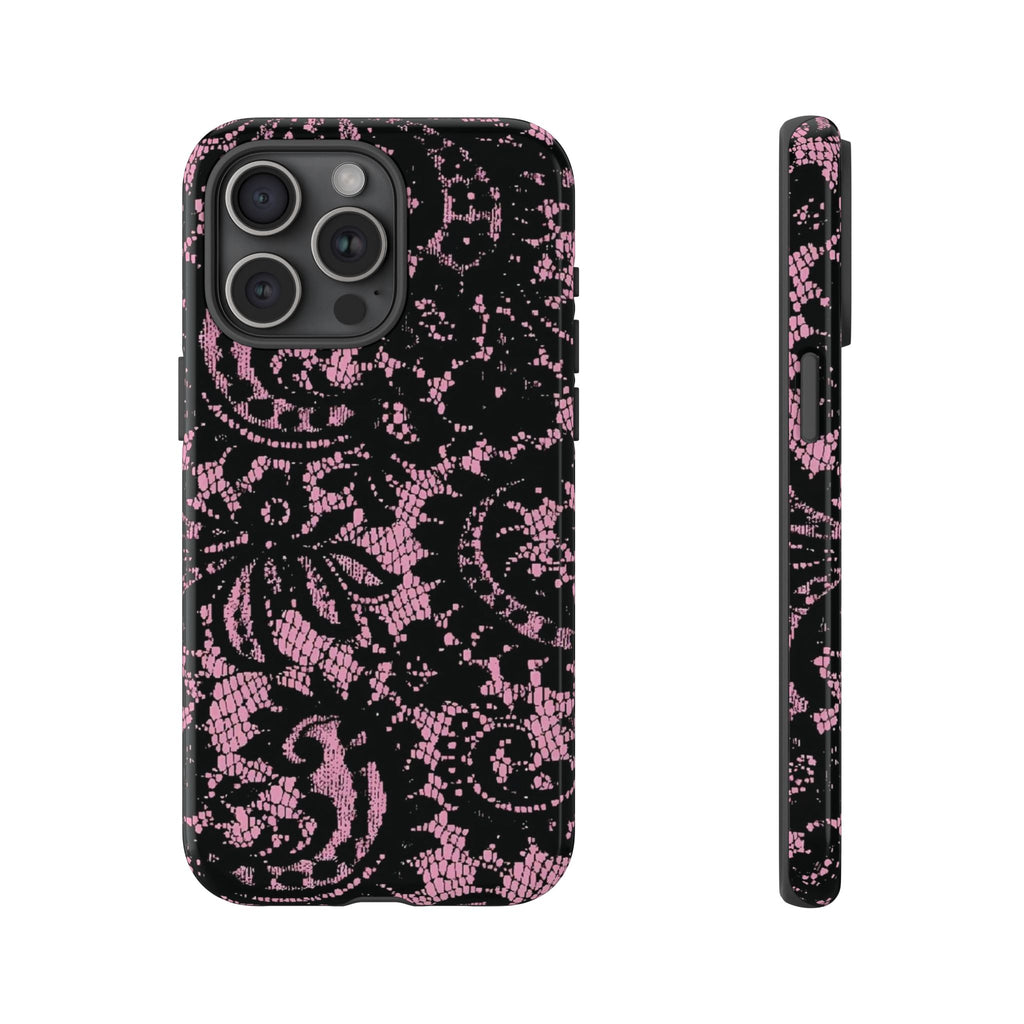 Pink lace case