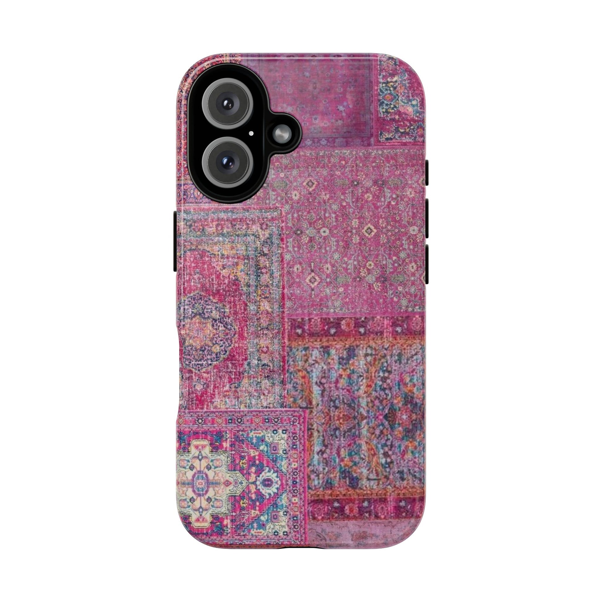 Dark Pink Persian Rug Case