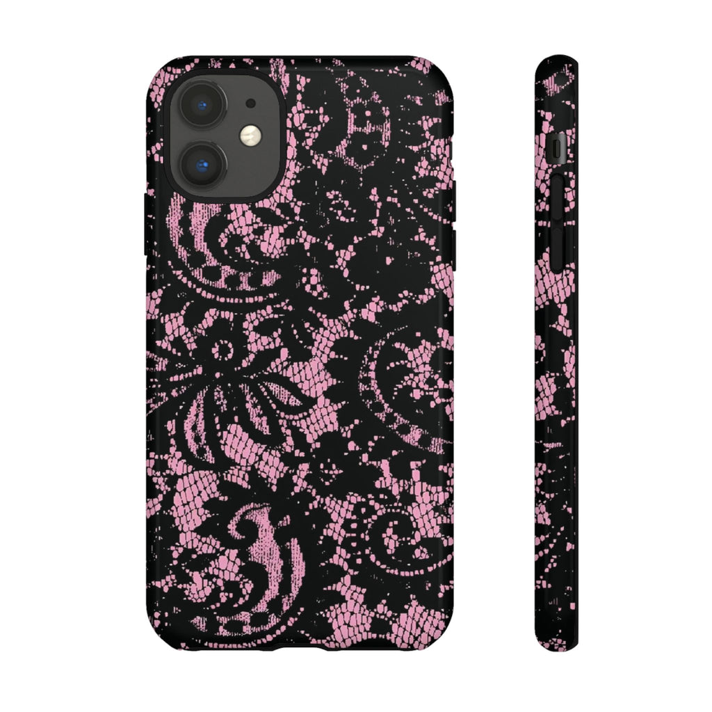 Pink lace case