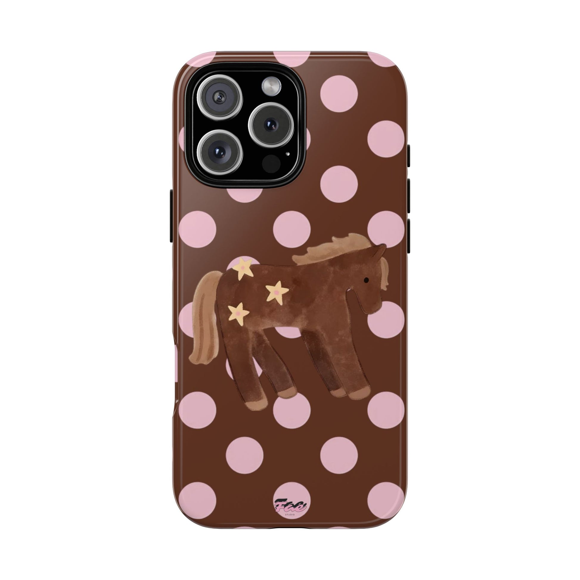 The horse year  case (brown)