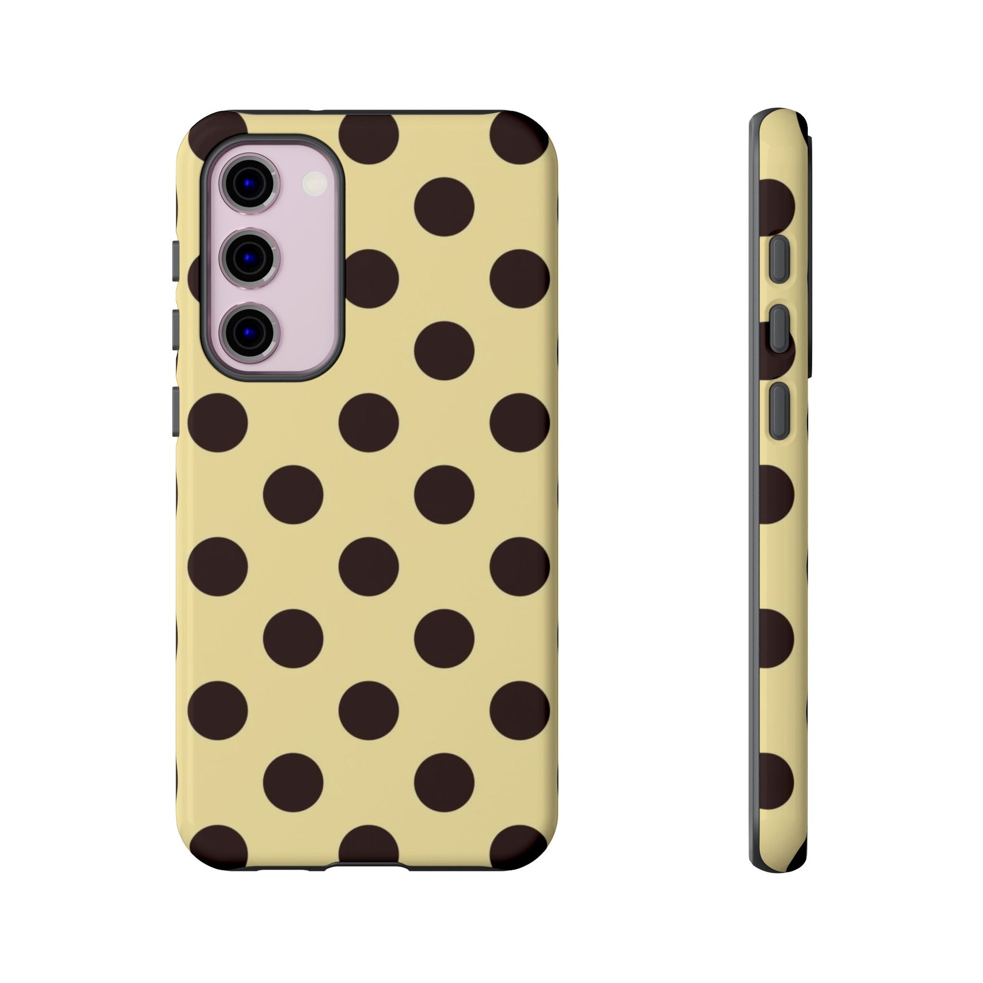 Yellow polka dot  case