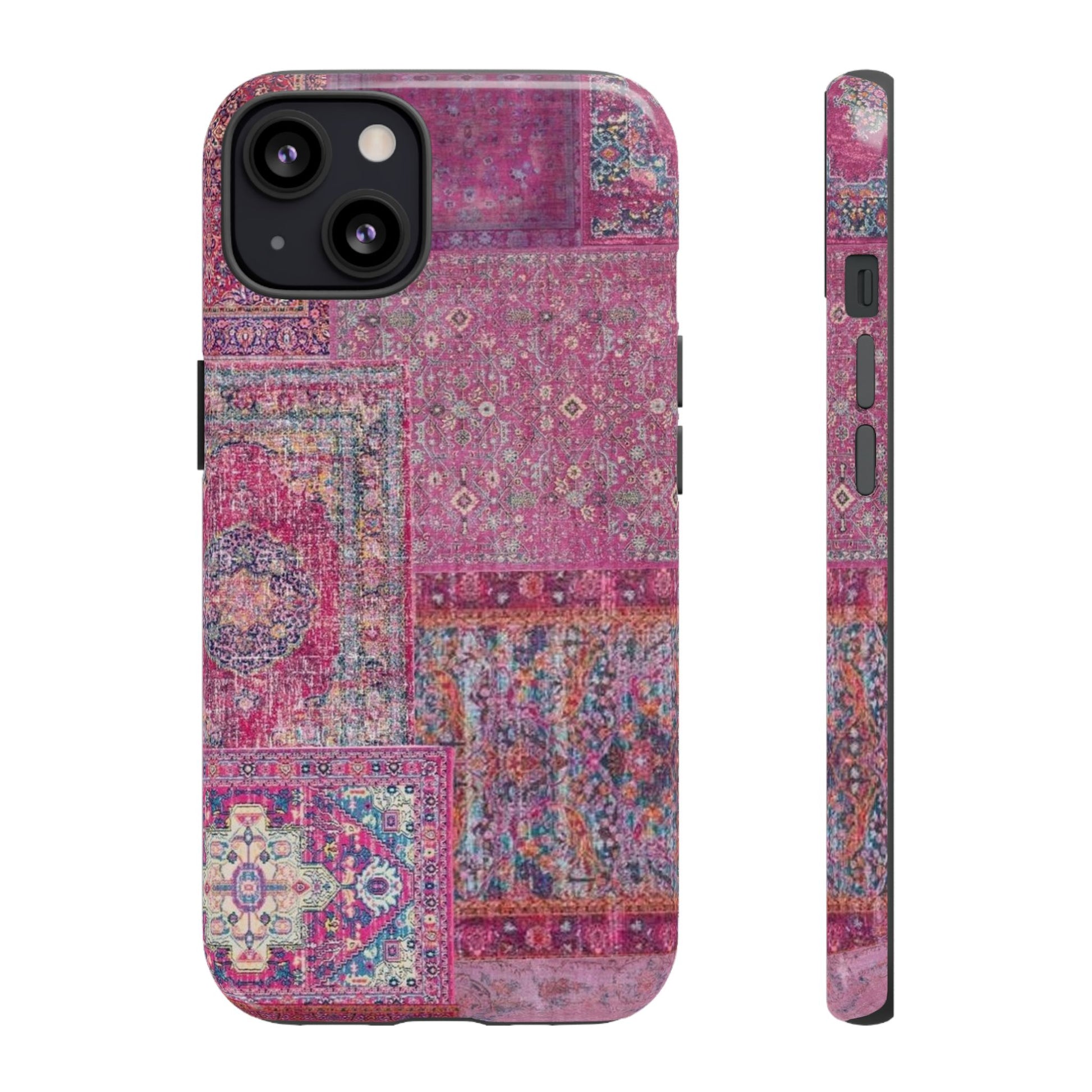 Dark Pink Persian Rug Case