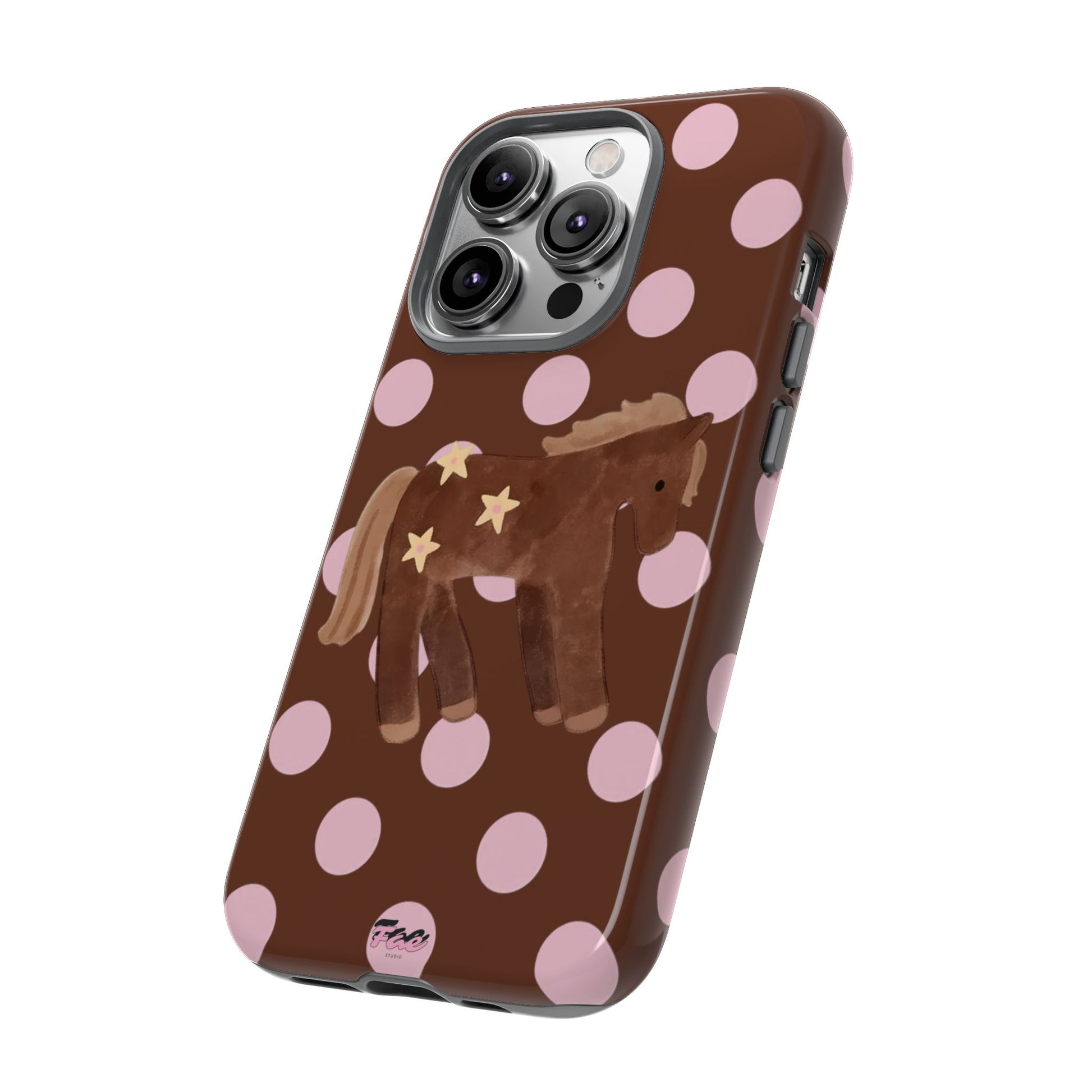 The horse year  case (brown)