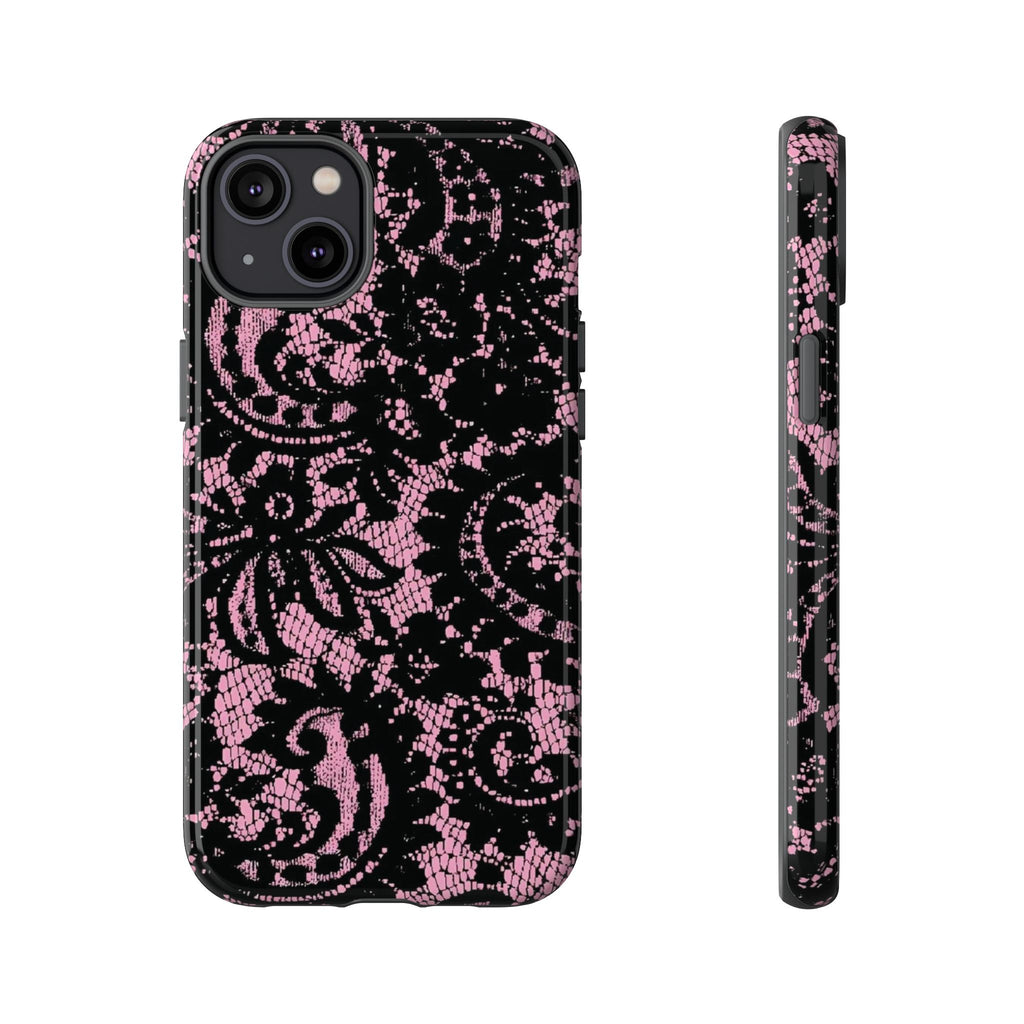Pink lace case