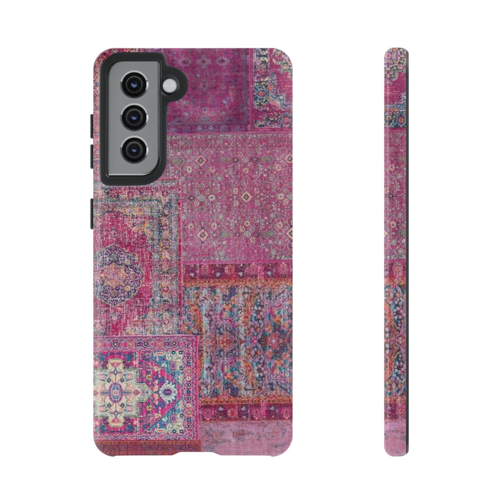 Dark Pink Persian Rug Case