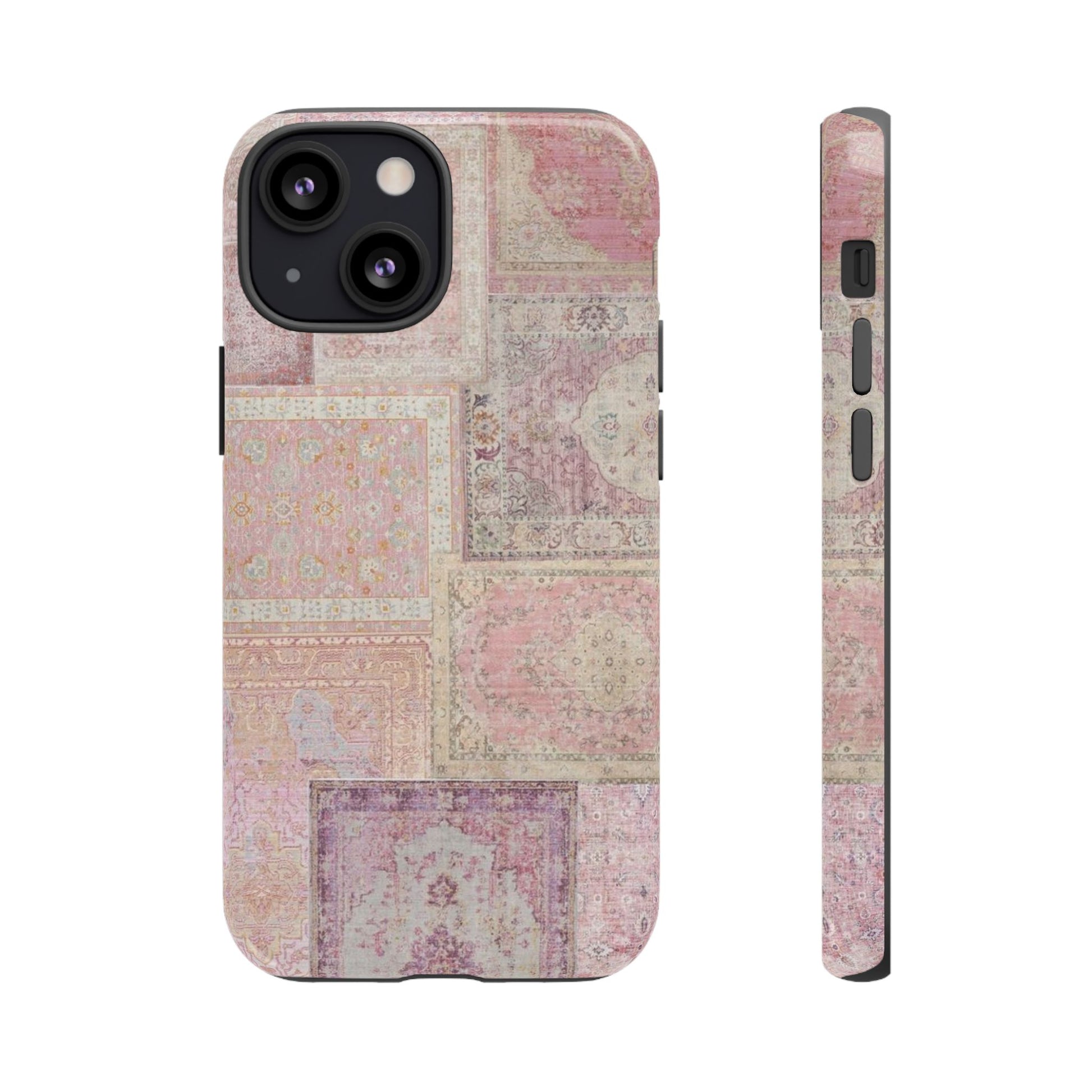 Pink Persian Rug Case (collage)