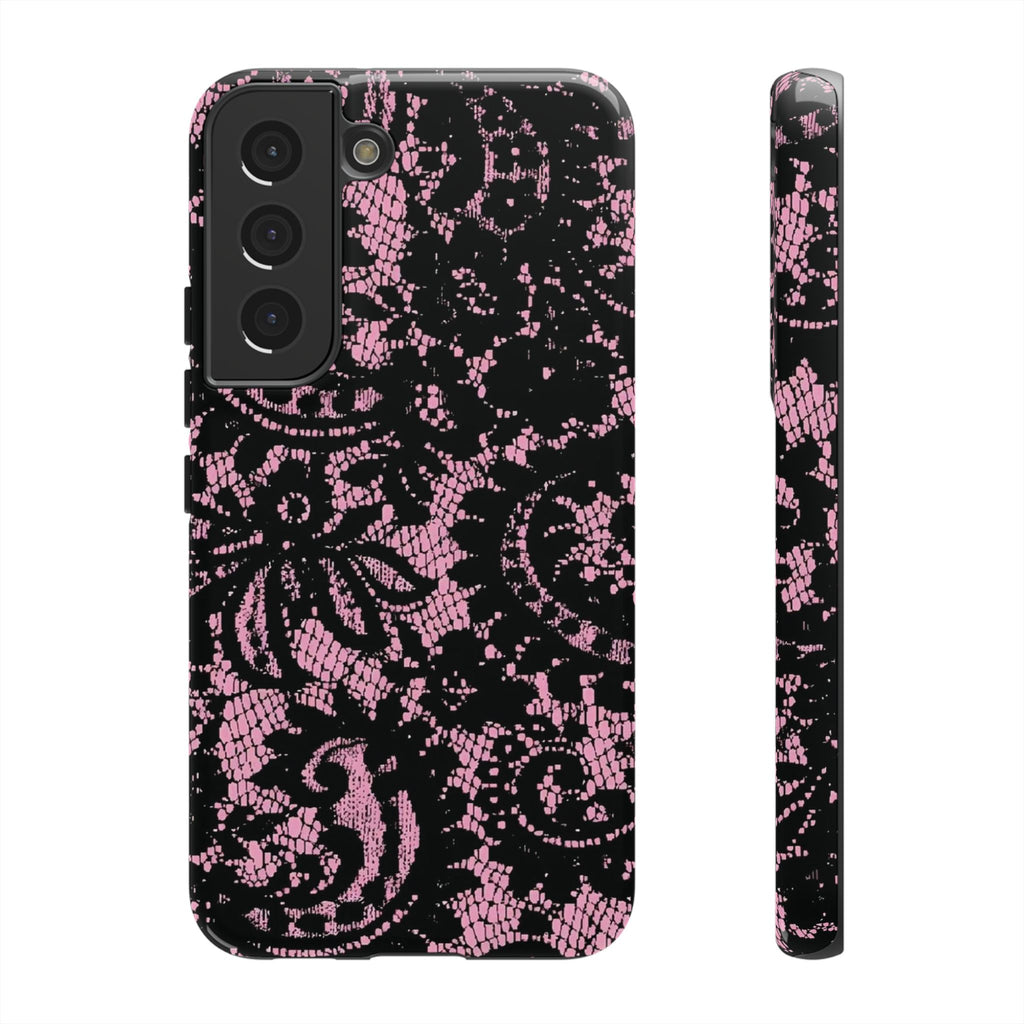 Pink lace case