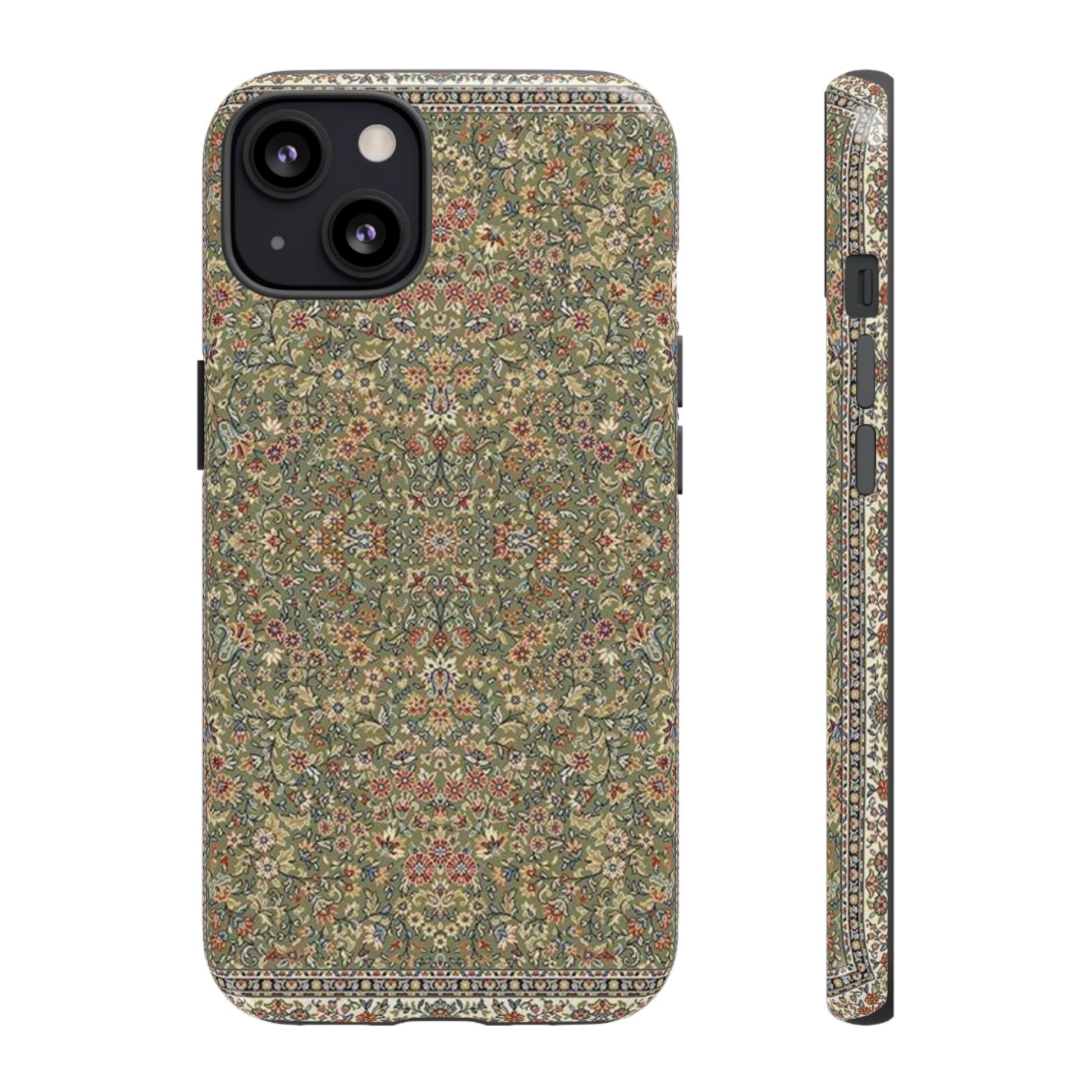 Green Persian Rug Case