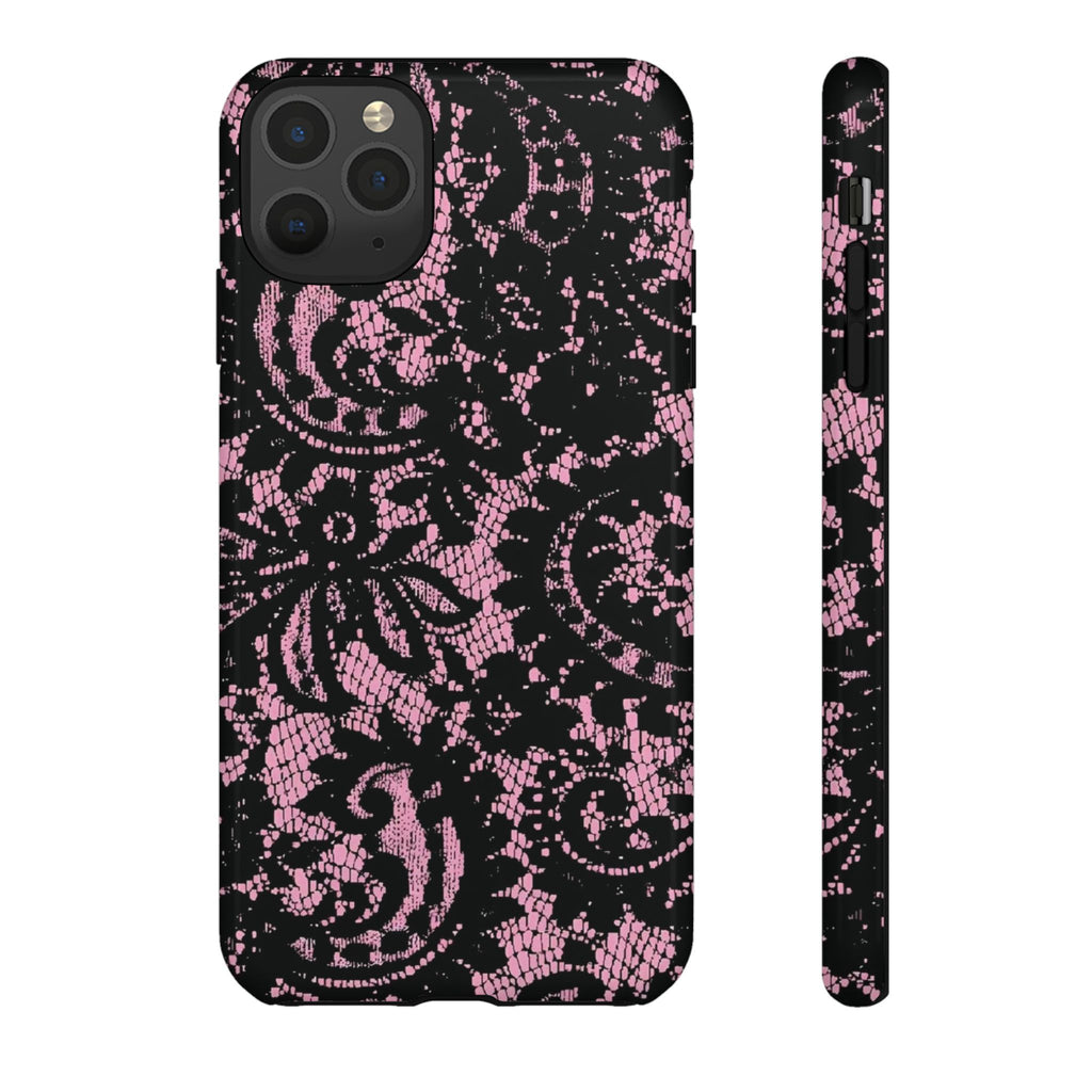 Pink lace case