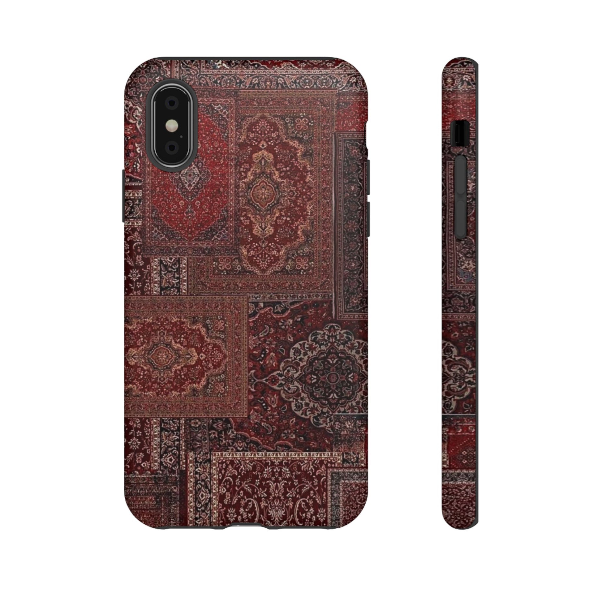 Red Persian Rug Case (collage)