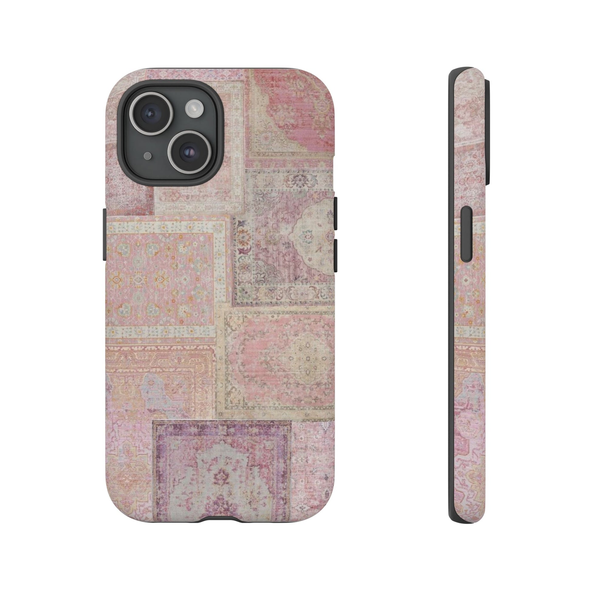 Pink Persian Rug Case (collage)