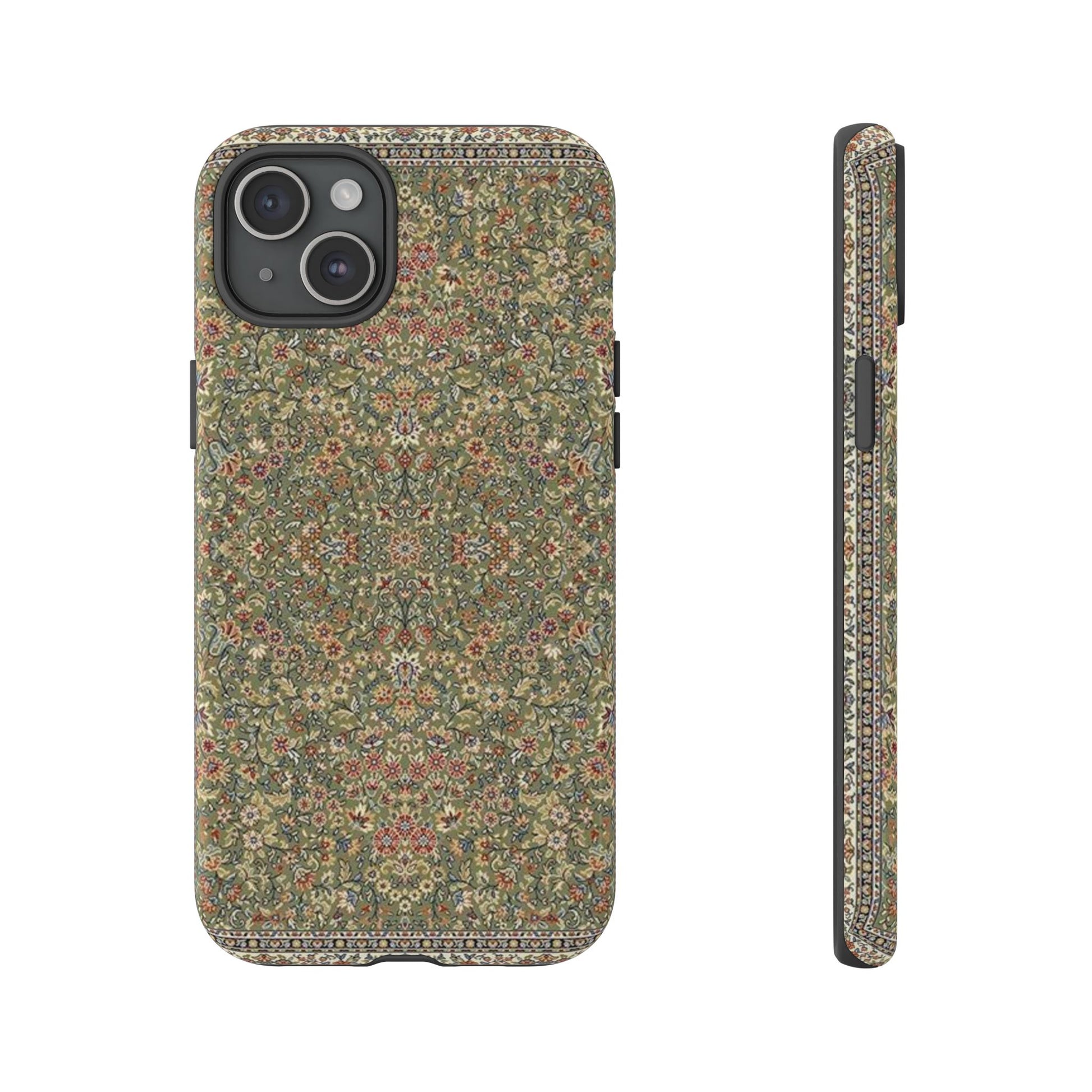 Green Persian Rug Case