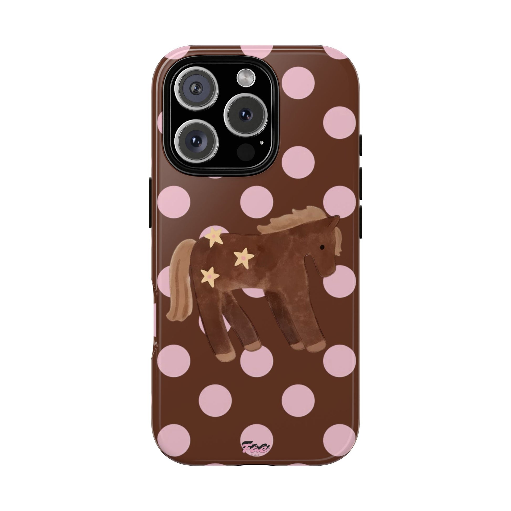 The horse year  case (brown)
