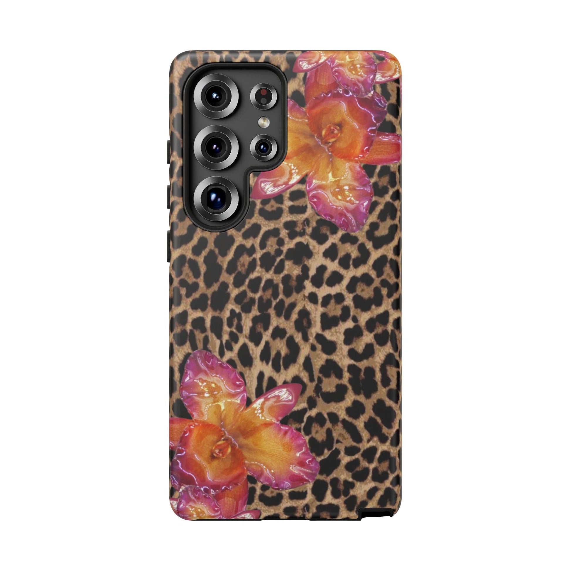 Leopard flower case