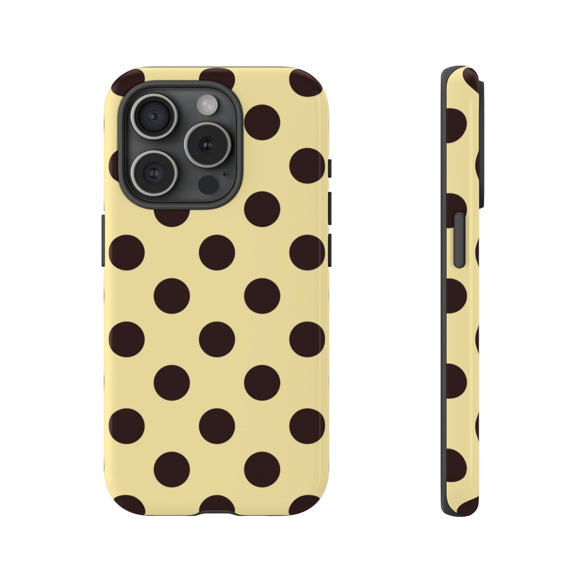 Yellow polka dot  case