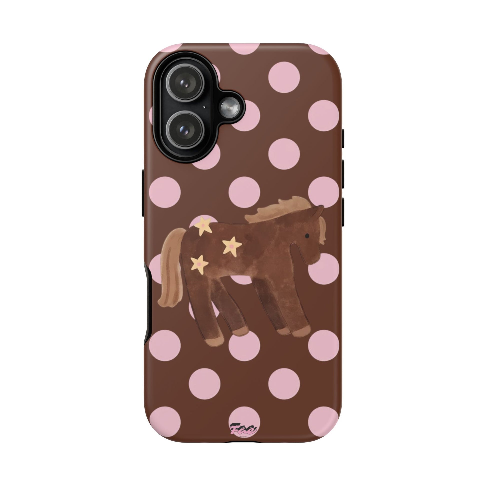 The horse year  case (brown)