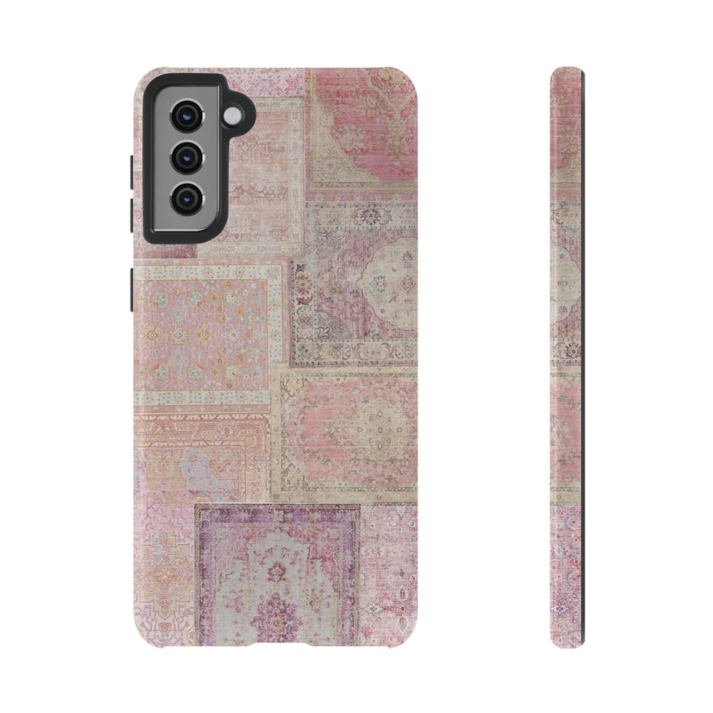 Pink Persian Rug Case (collage)