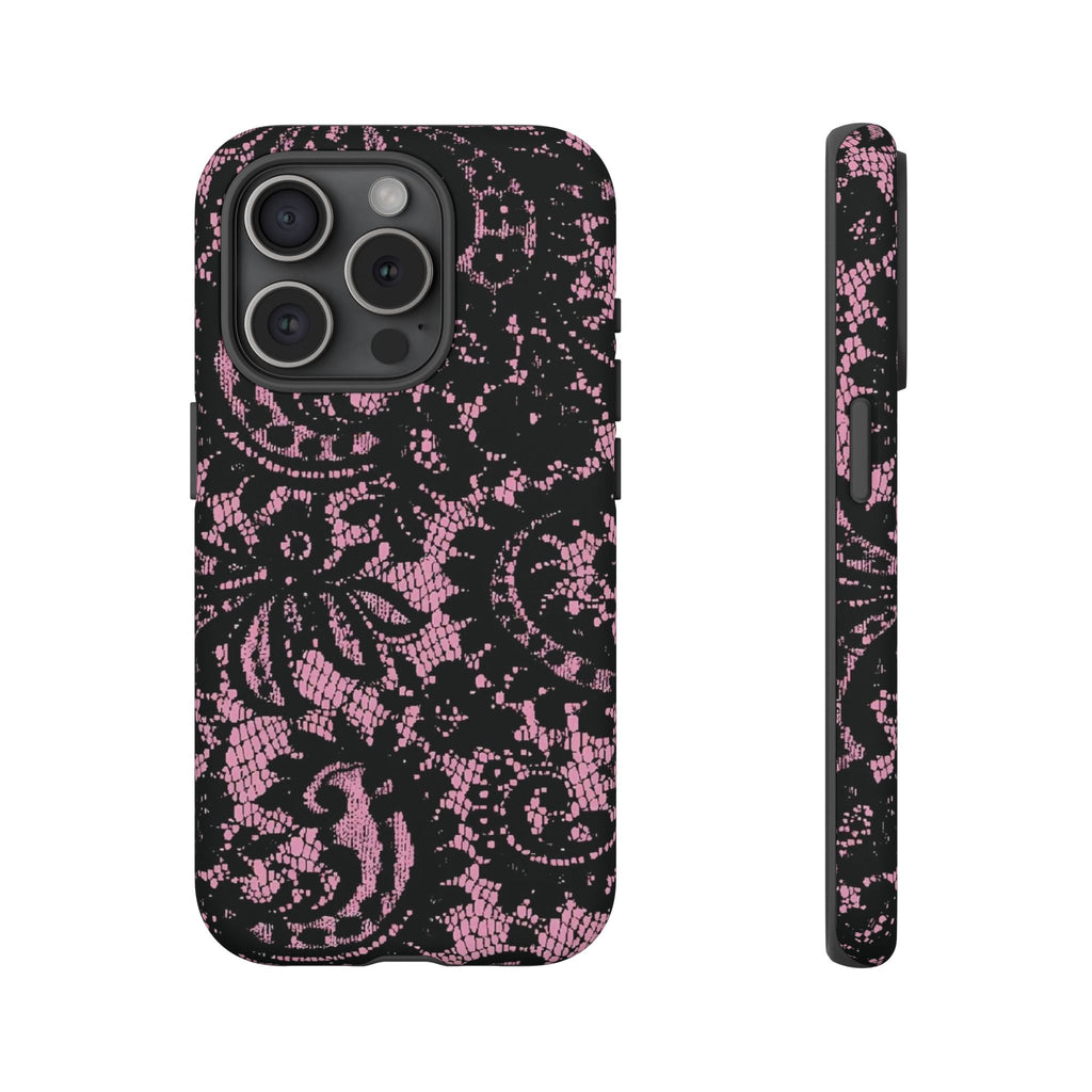 Pink lace case