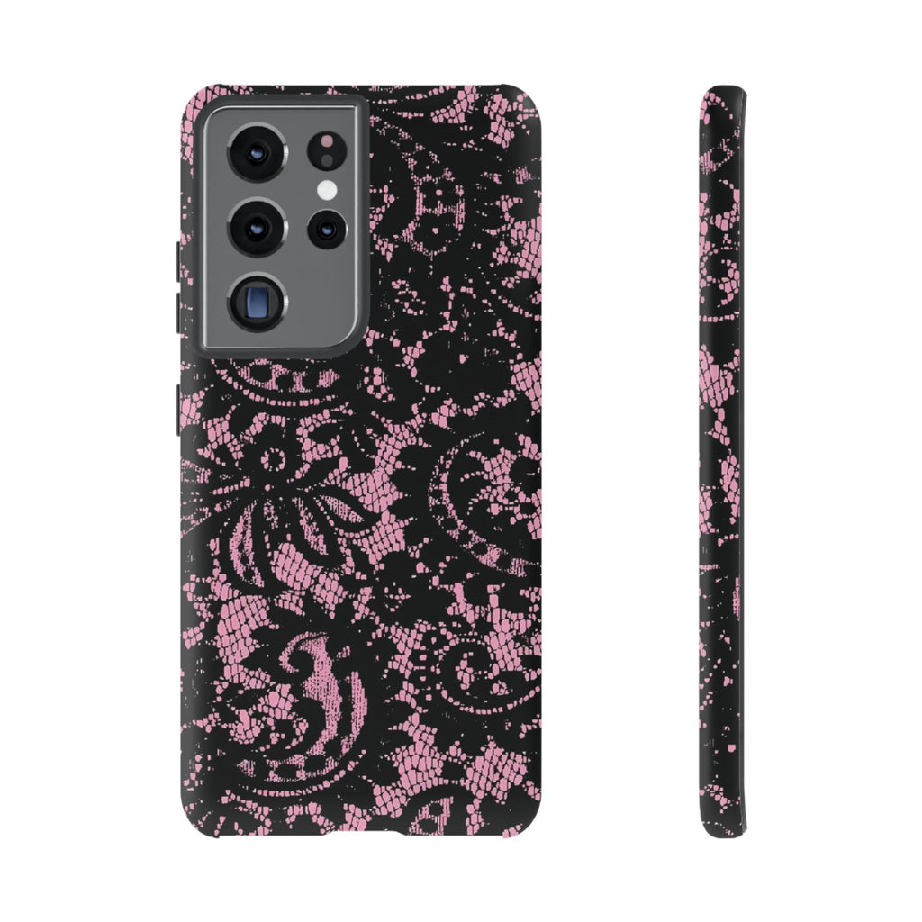 Pink lace case