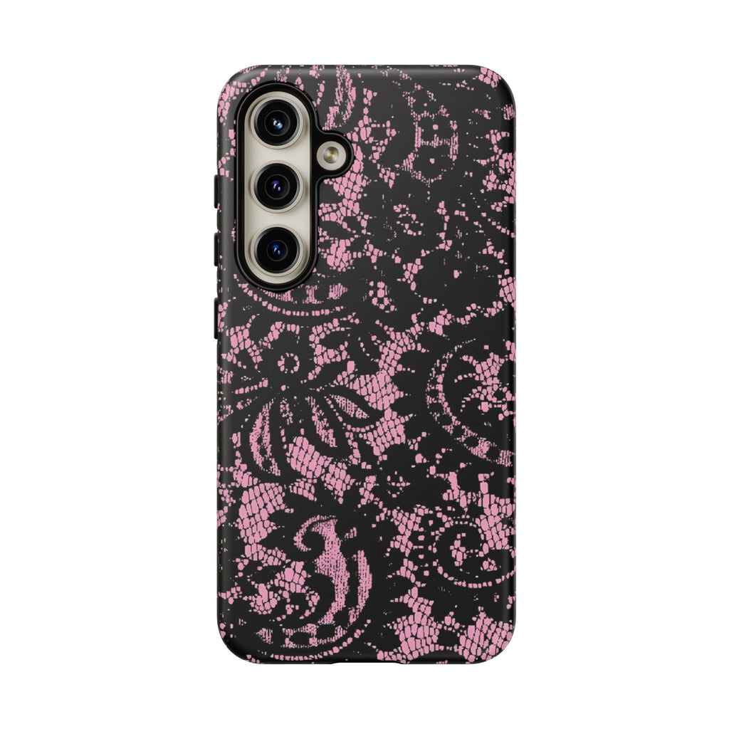 Pink lace case