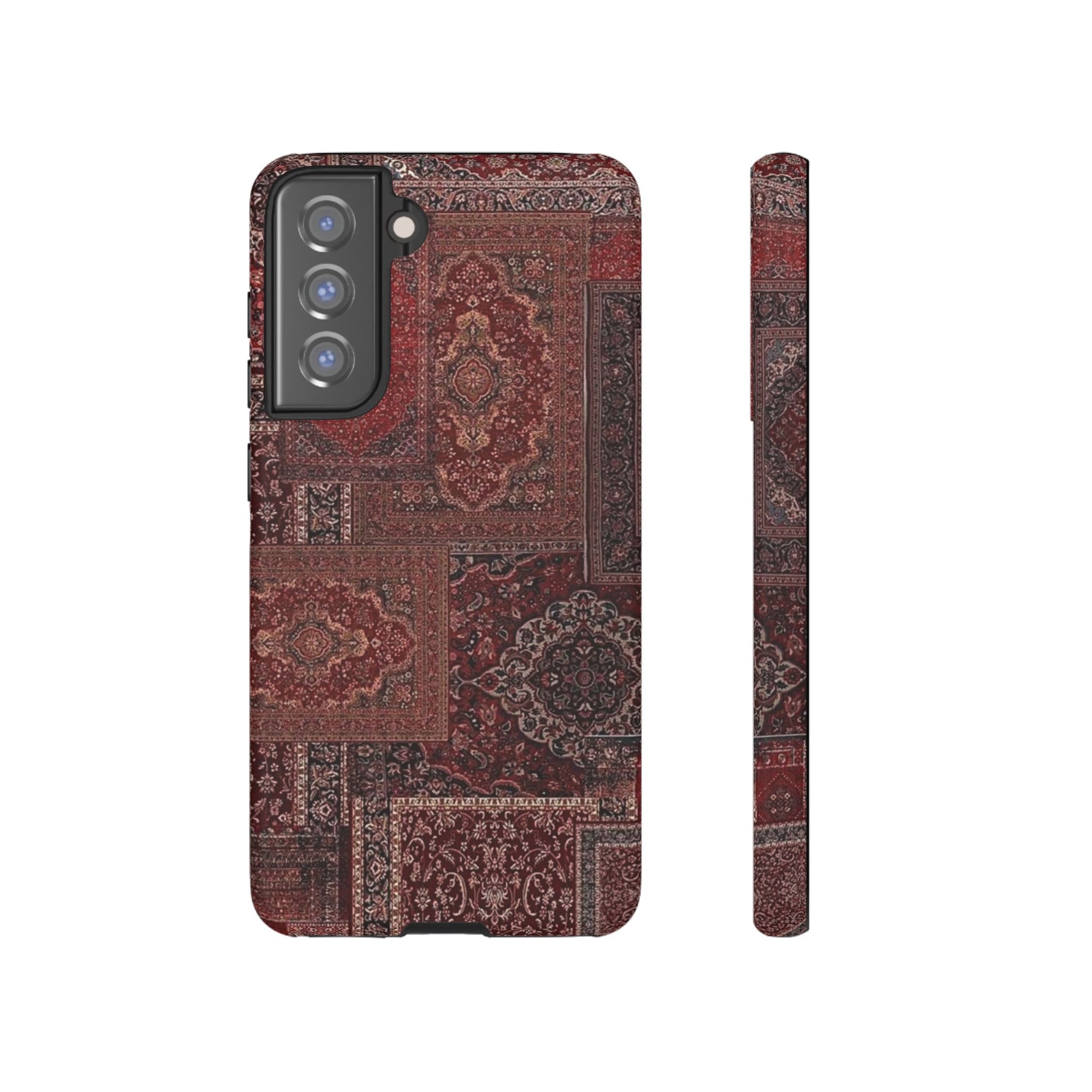 Red Persian Rug Case (collage)