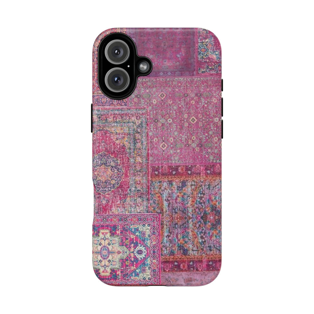 Dark Pink Persian Rug Case