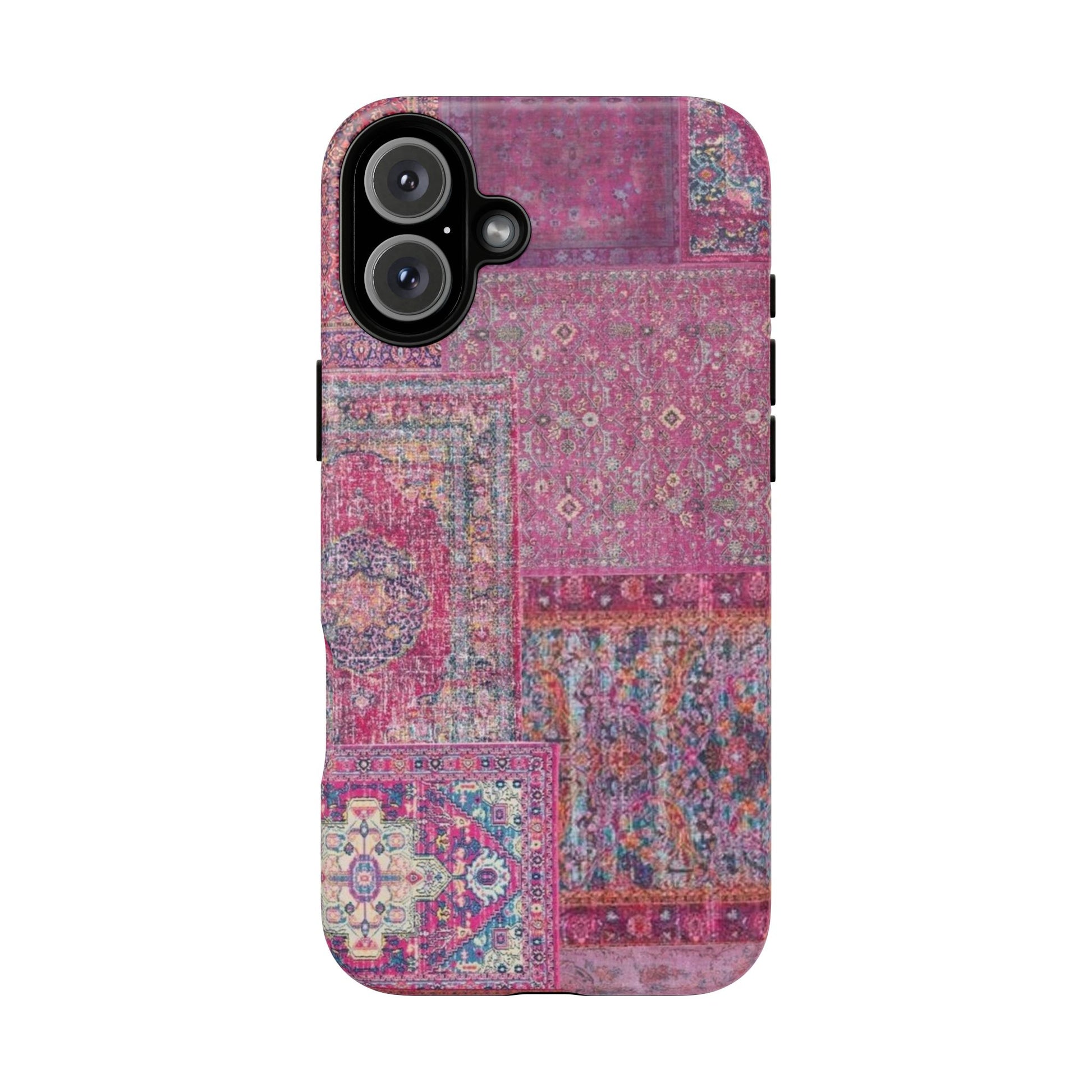 Dark Pink Persian Rug Case