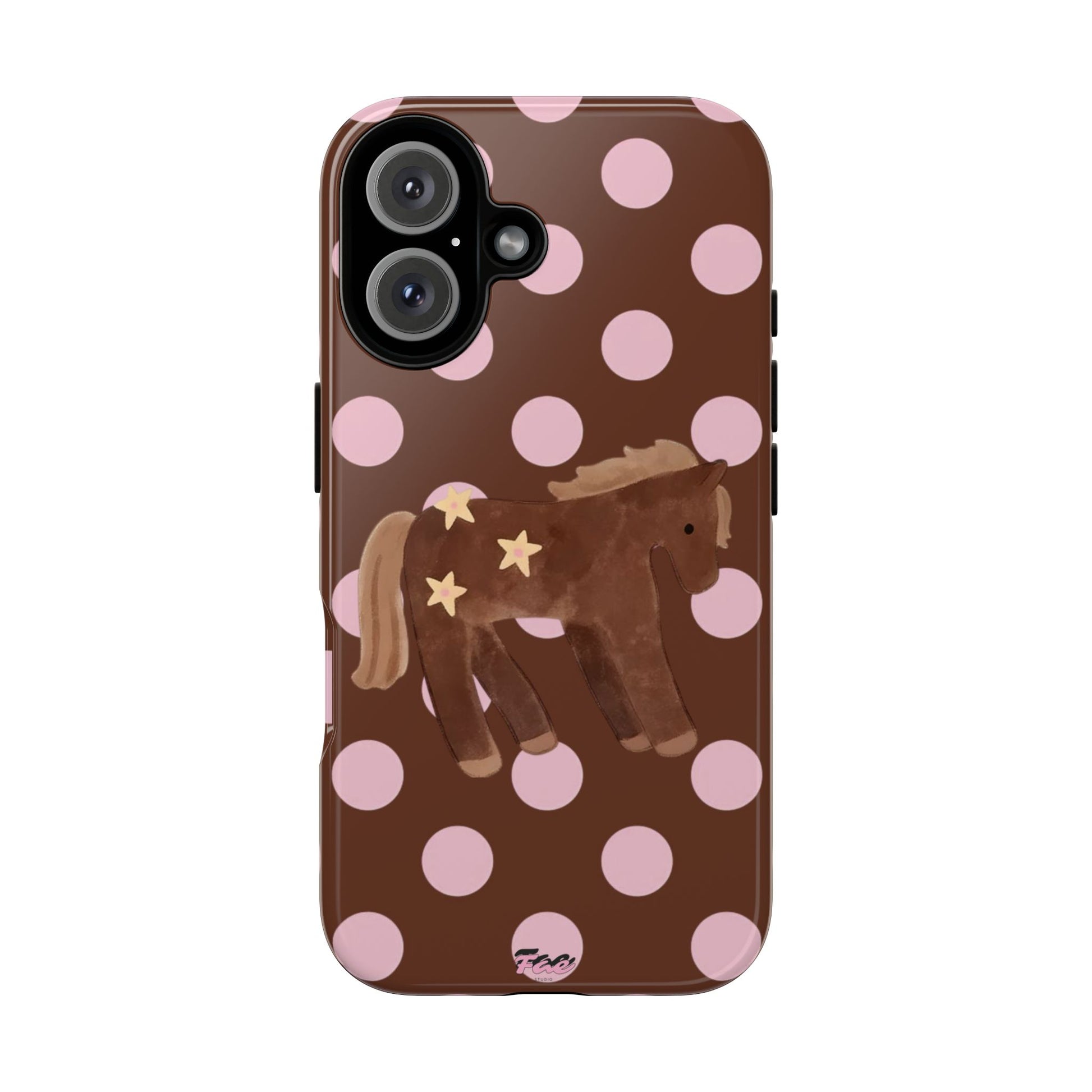 The horse year  case (brown)