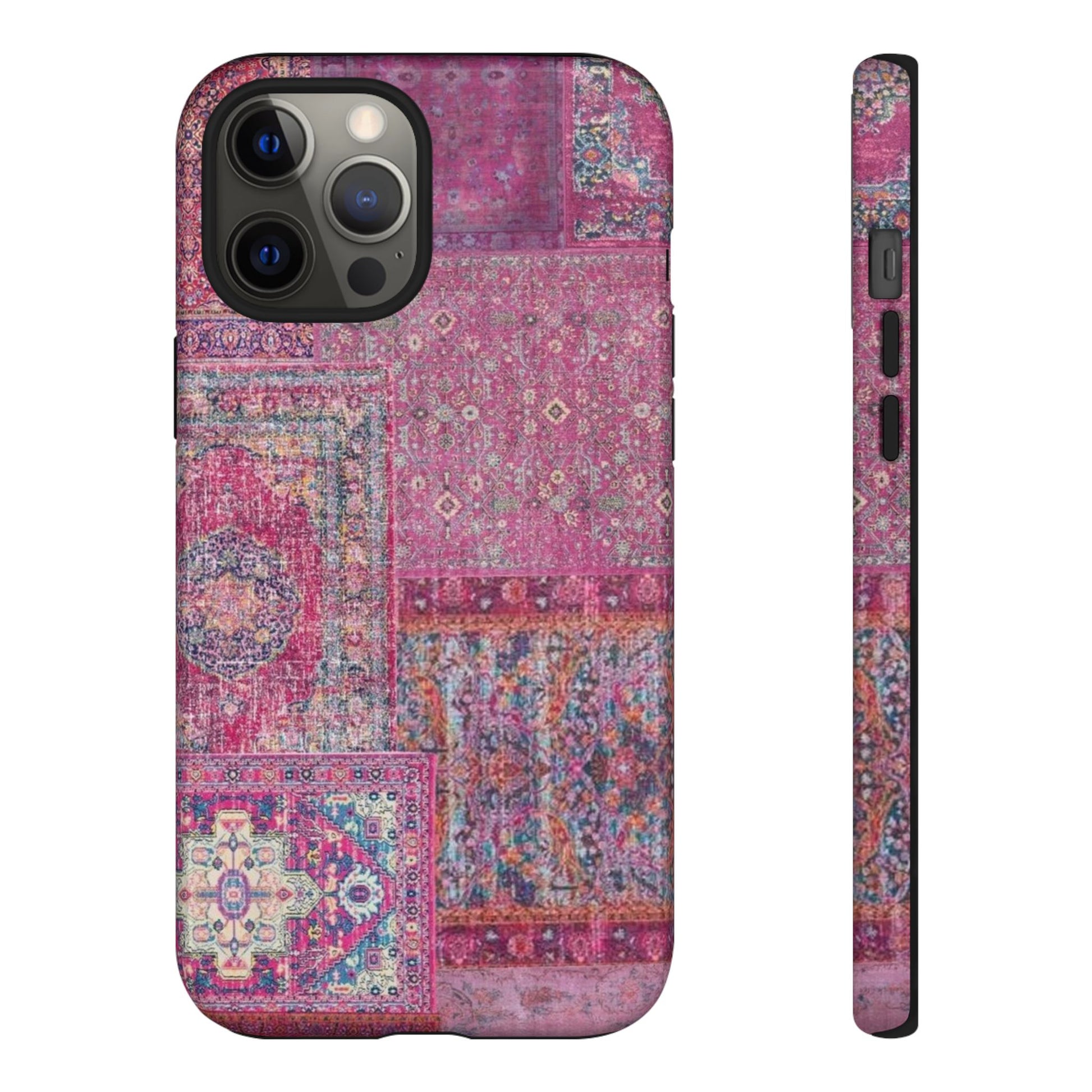 Dark Pink Persian Rug Case