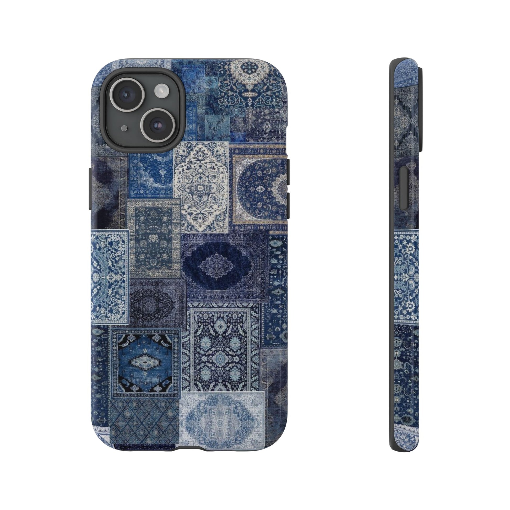 Blue Persian Rug Case (collage)